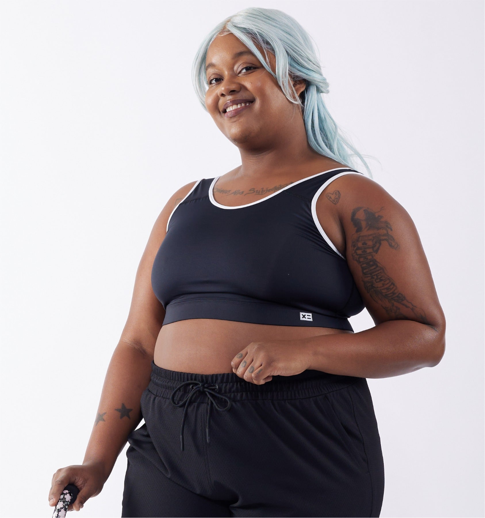 Model:Saira is 5'7" and wear a 2x