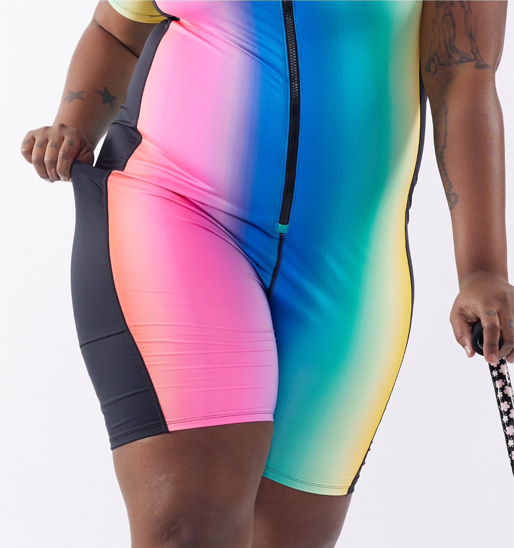 Model:Saira is 5'7" and wear a 2x