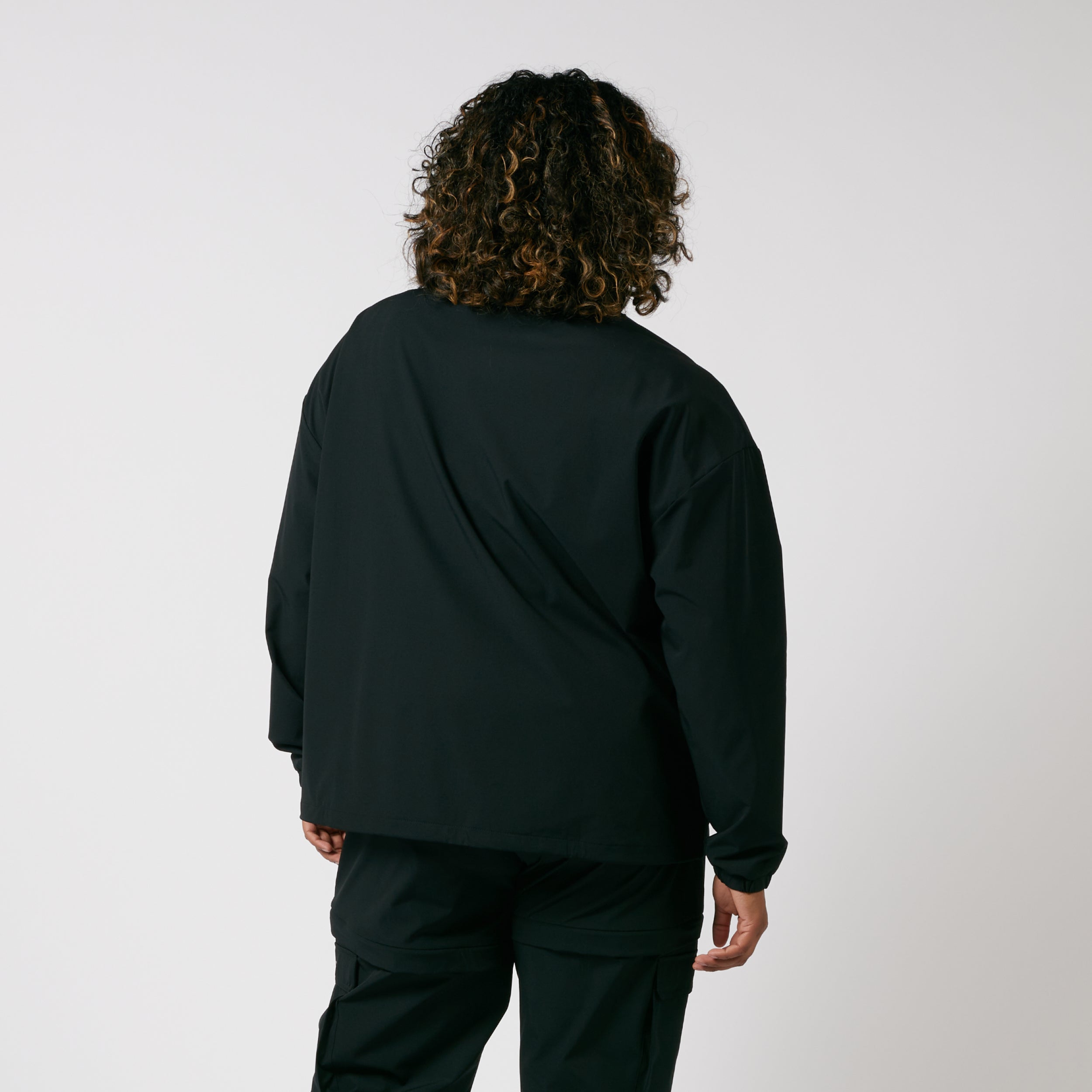 Zip-Off Windbreaker - Black