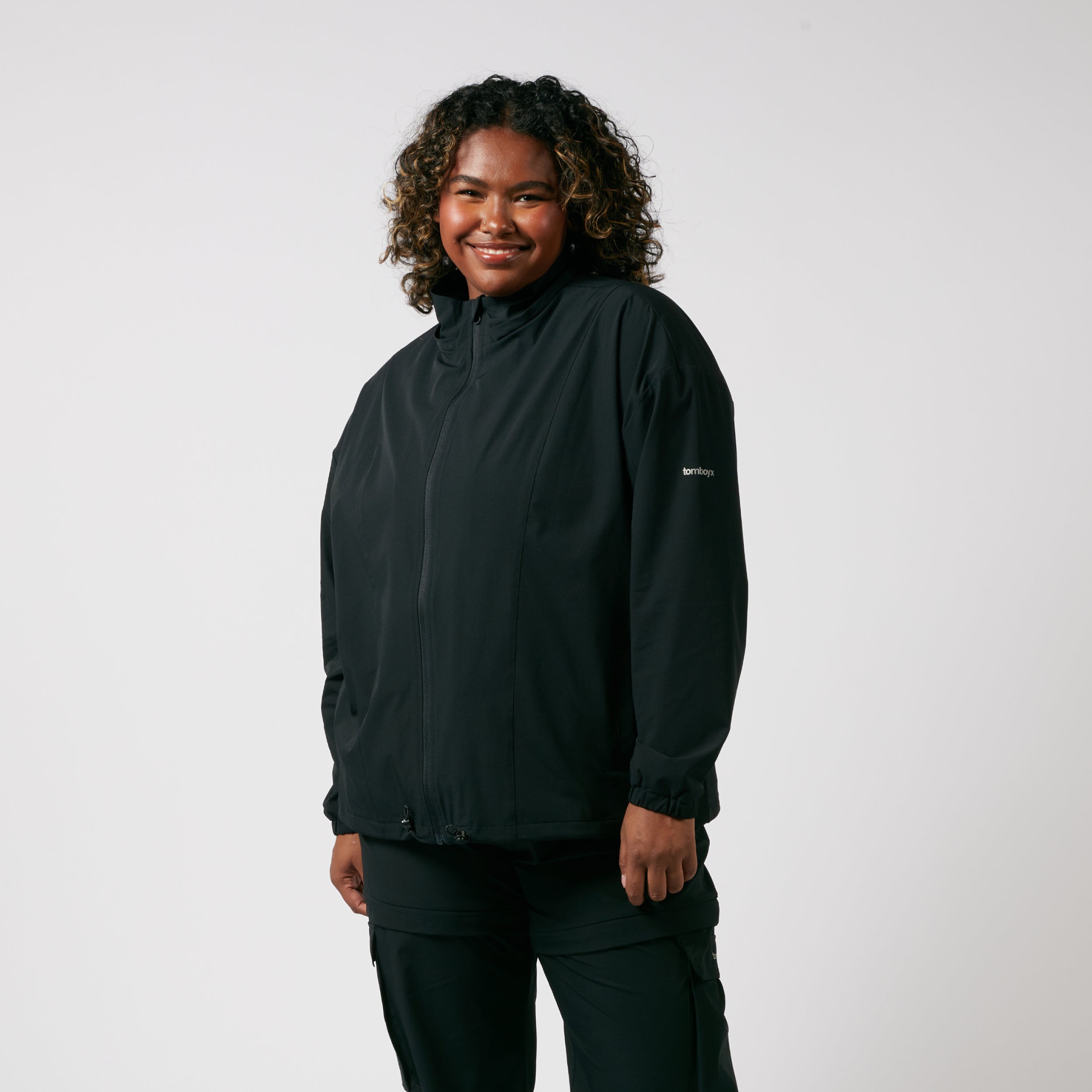 Zip-Off Windbreaker - Black