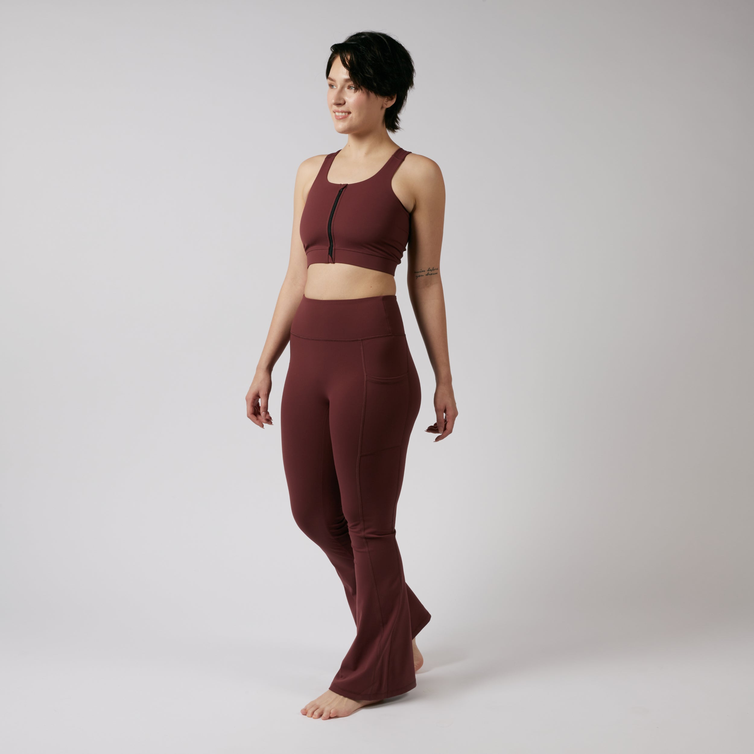 Flared Legging - Fig