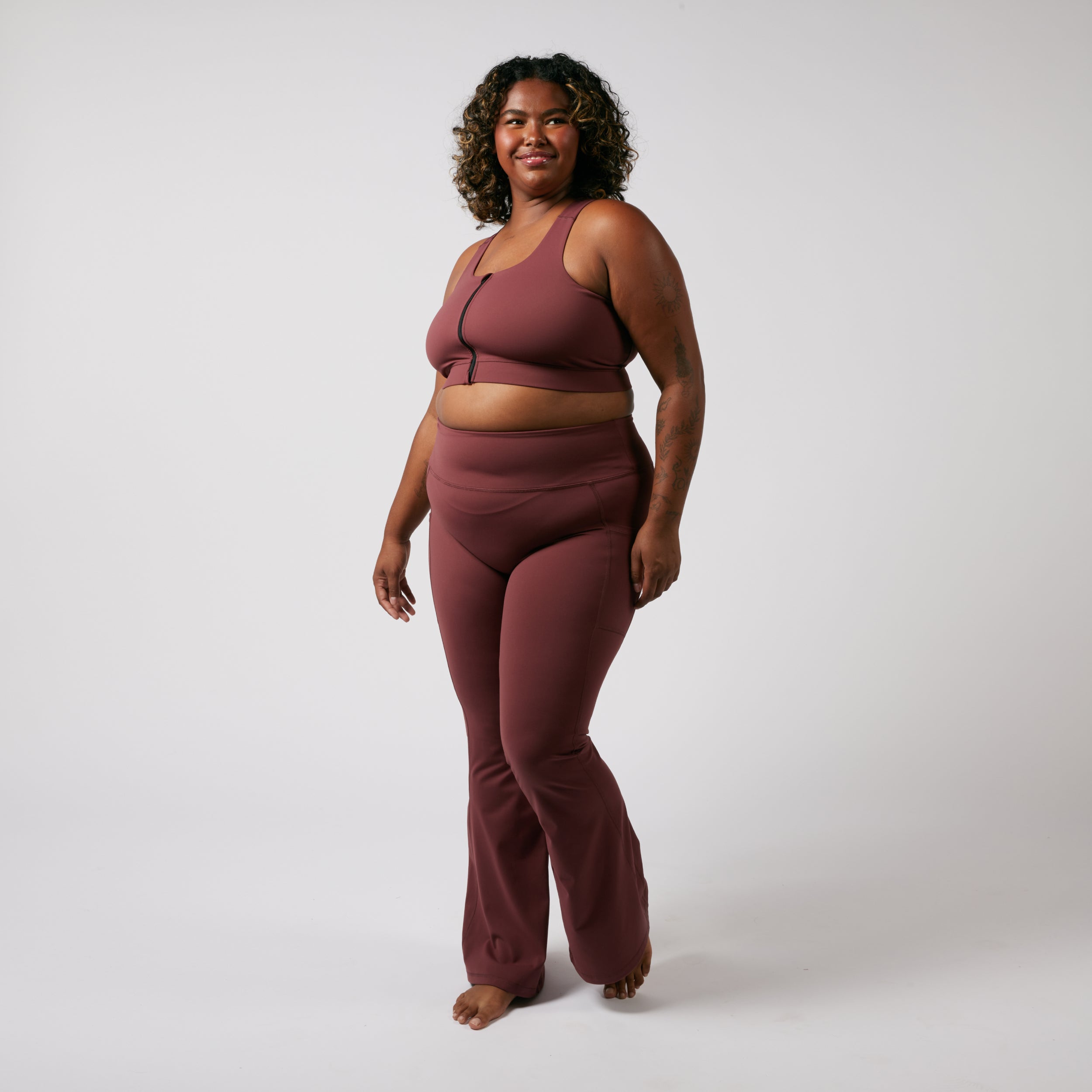 Flared Legging - Fig