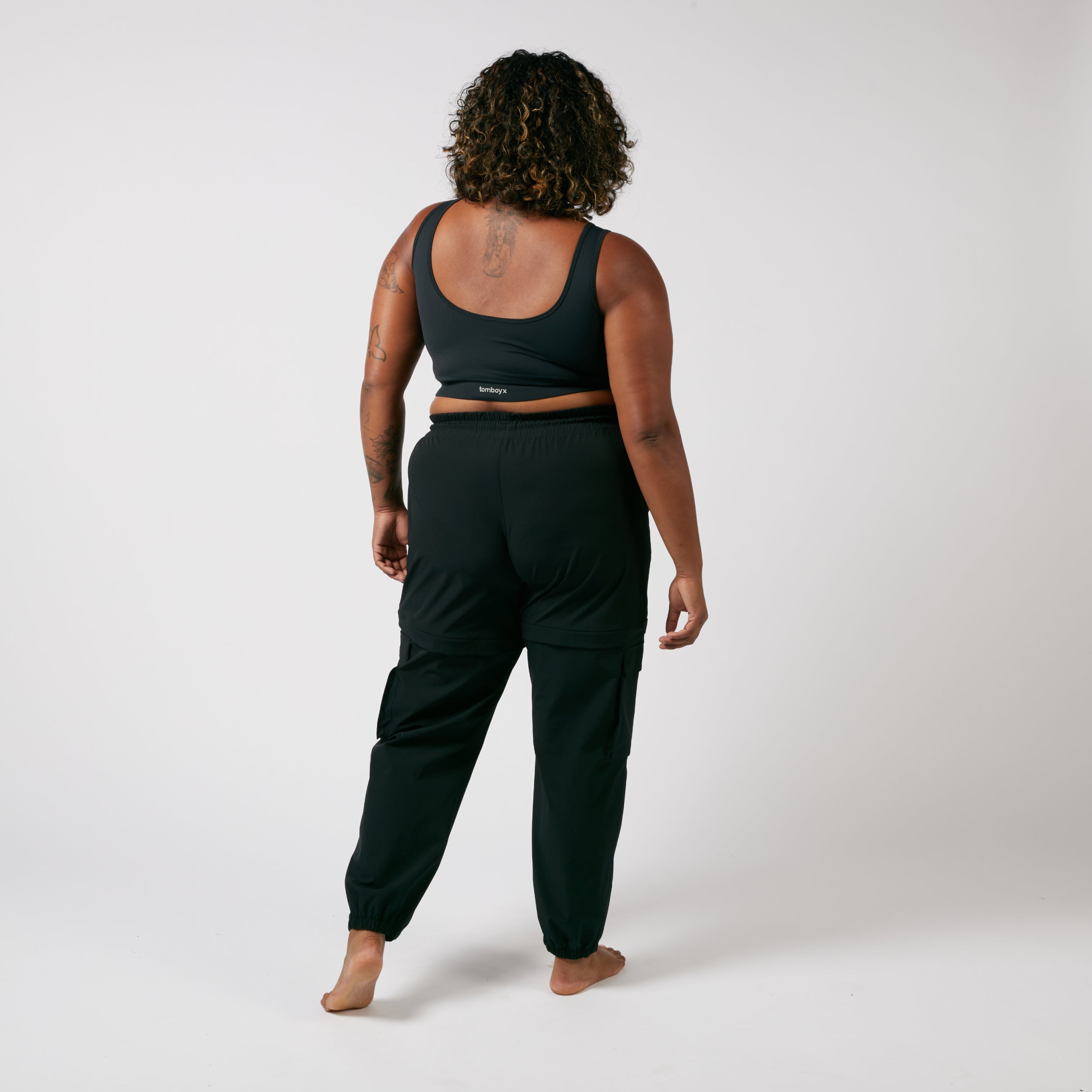 Zip-Off Running Jogger - Black