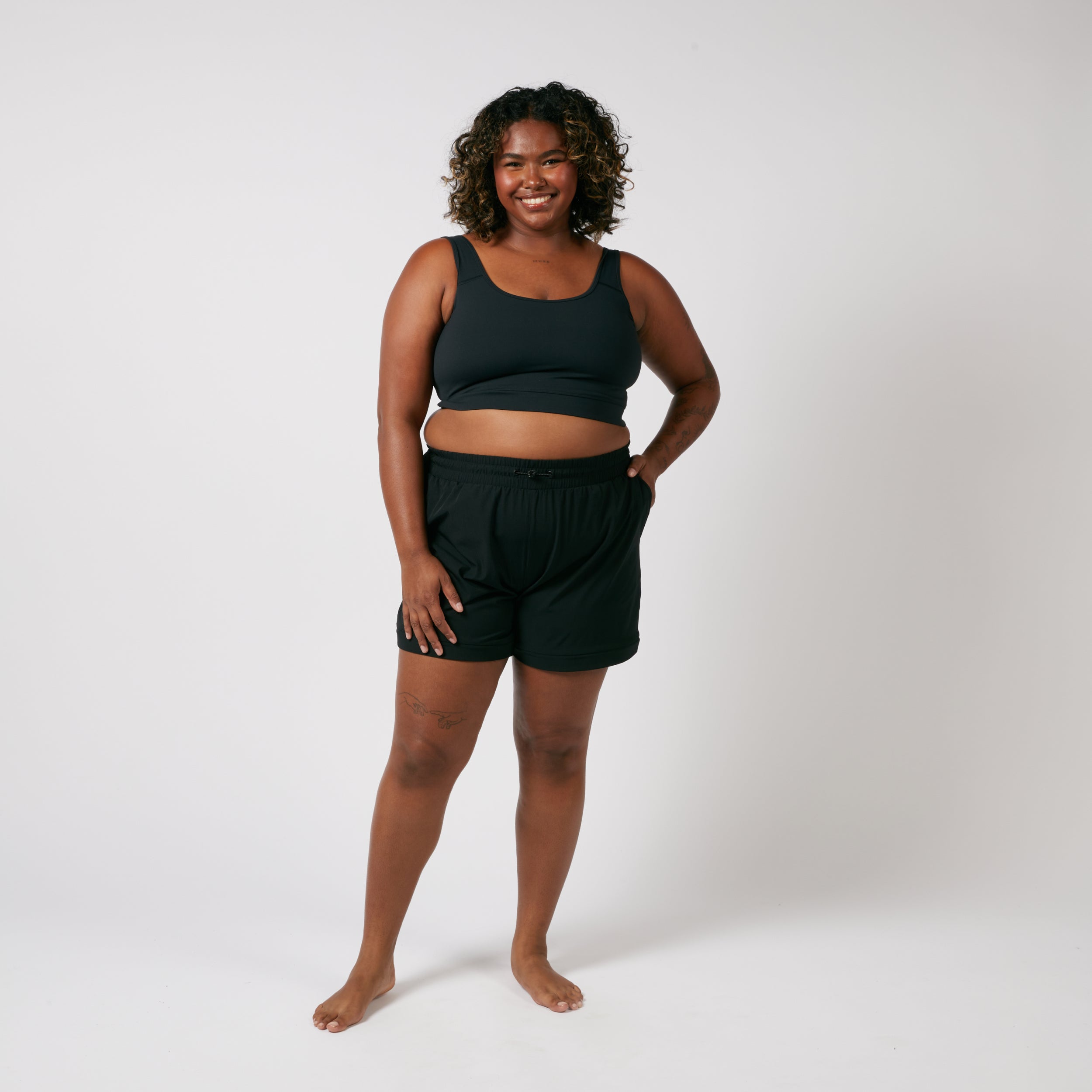 Zip-Off Running Jogger - Black