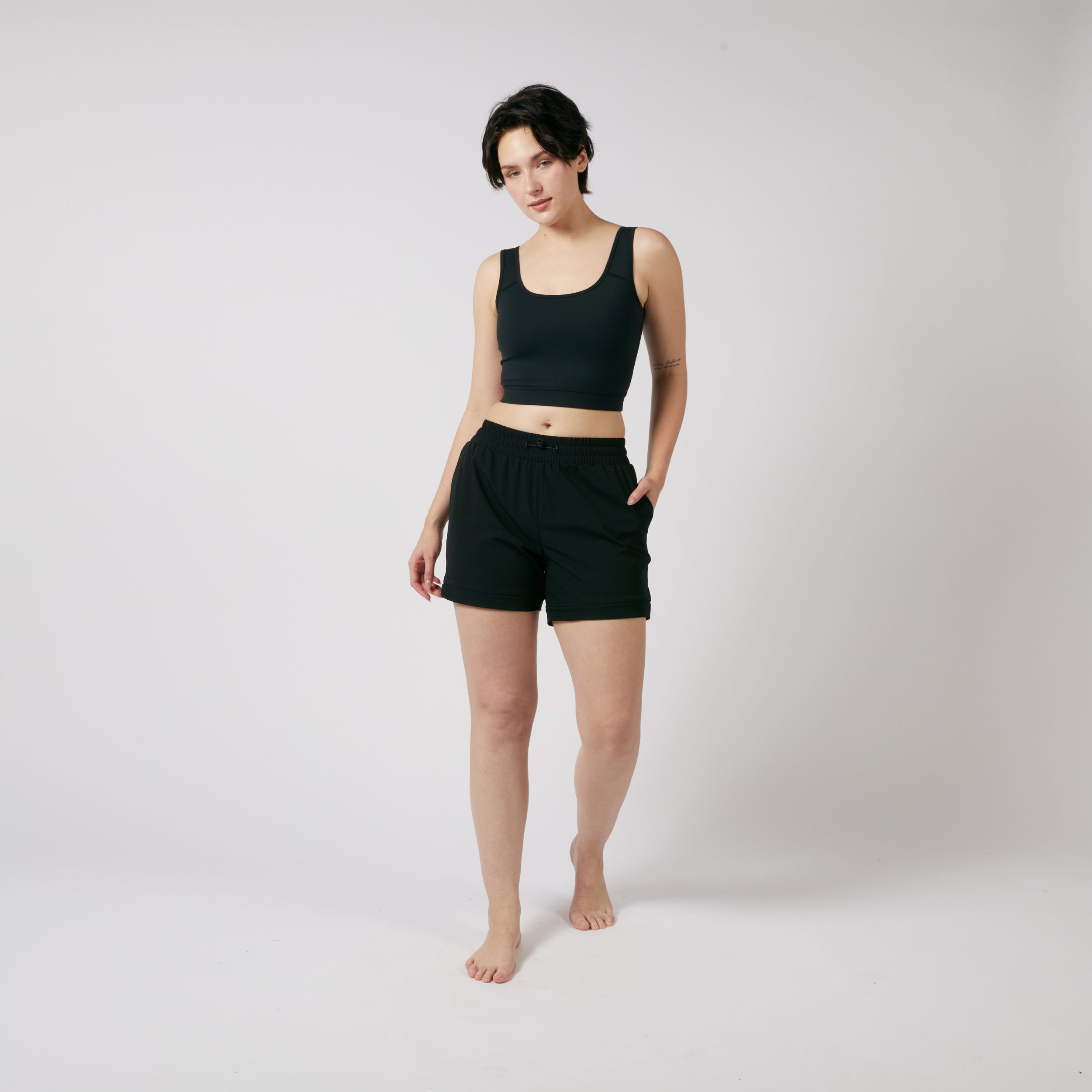 Zip-Off Running Jogger - Black