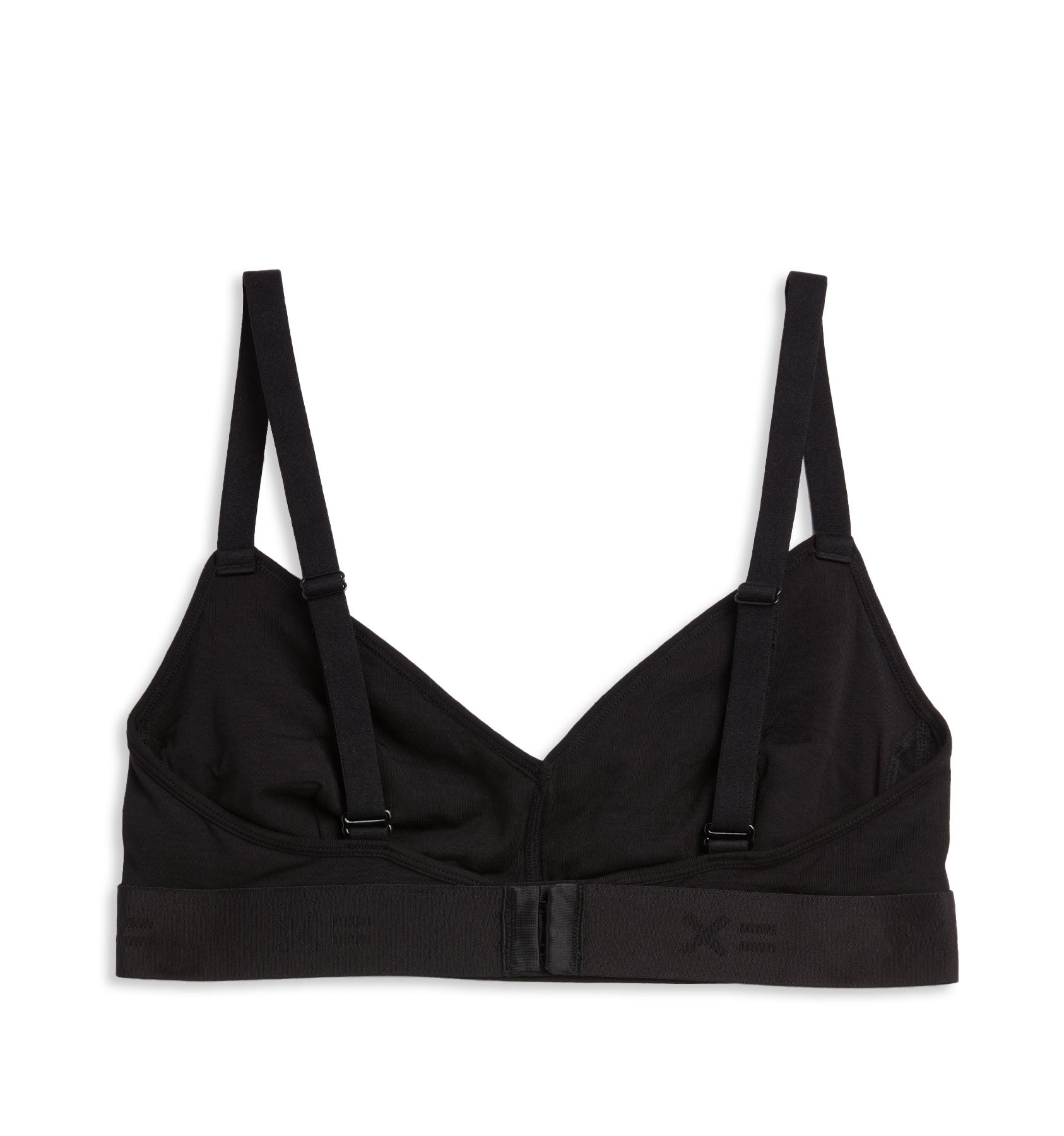 Adjustable Triangle Bralette - TENCEL™ Modal Black X= Imperfects