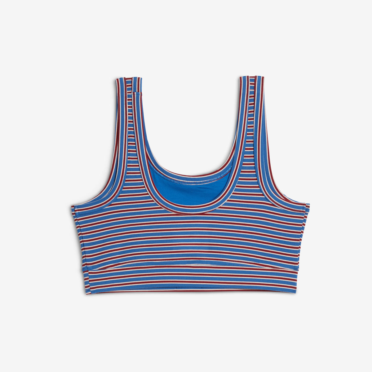 Bamboo Rib Essentials Soft Bra - Alpine Stripe