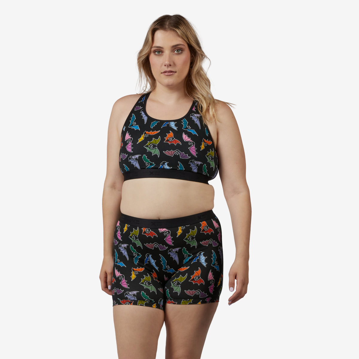Model: Natalie is 5'11" and wears a Medium