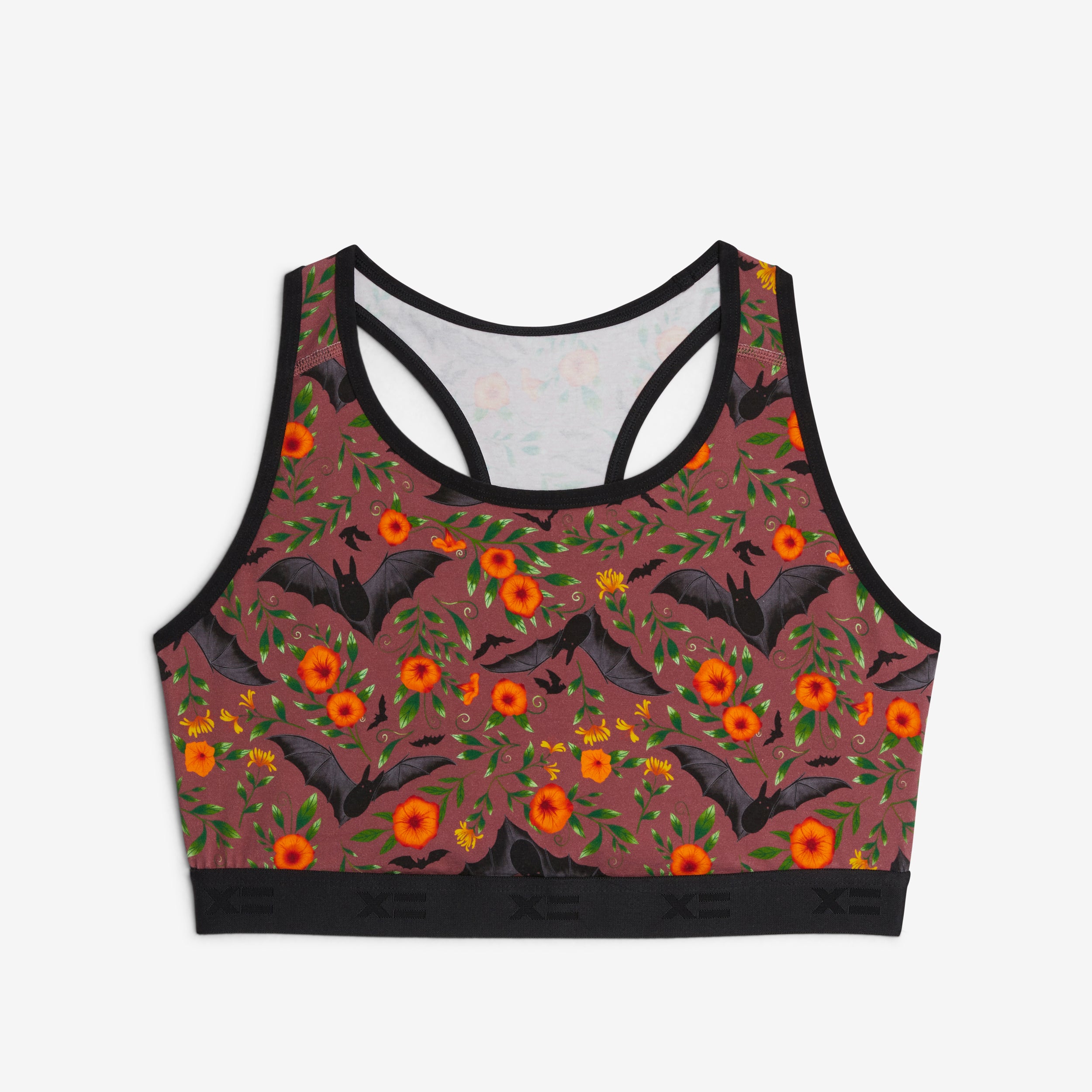 Racerback Soft Bra - Batwing Brocade Mauve