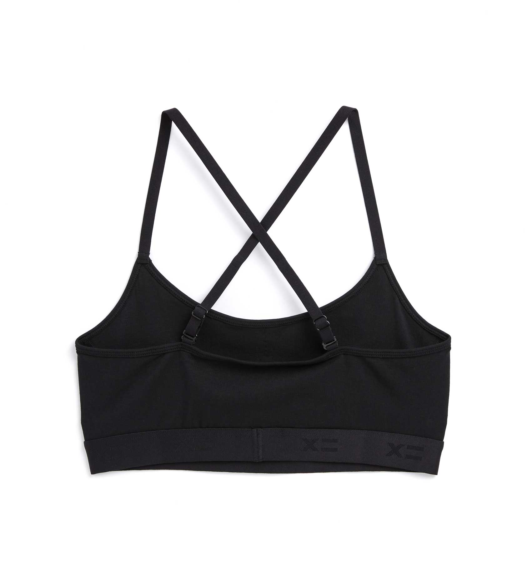 Low Cut Soft Bra - X= Black