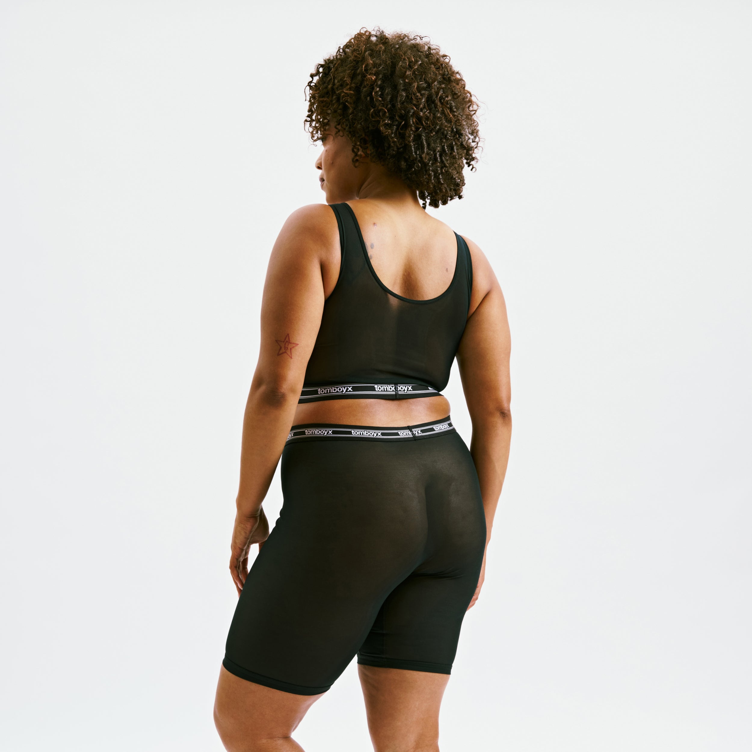 Powermesh 9" Boxer Briefs - Black