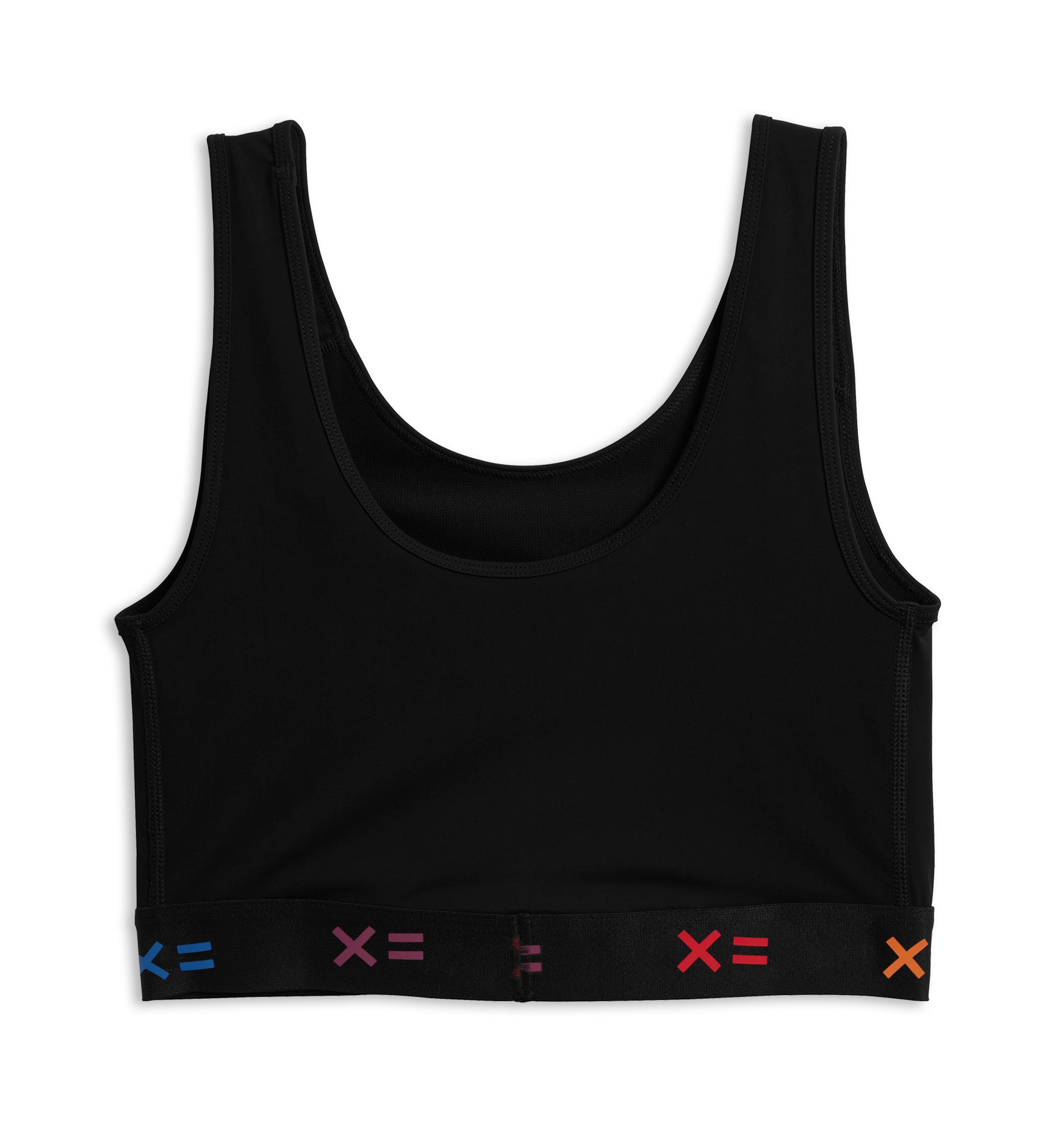 Compression Top - Black X= Rainbow