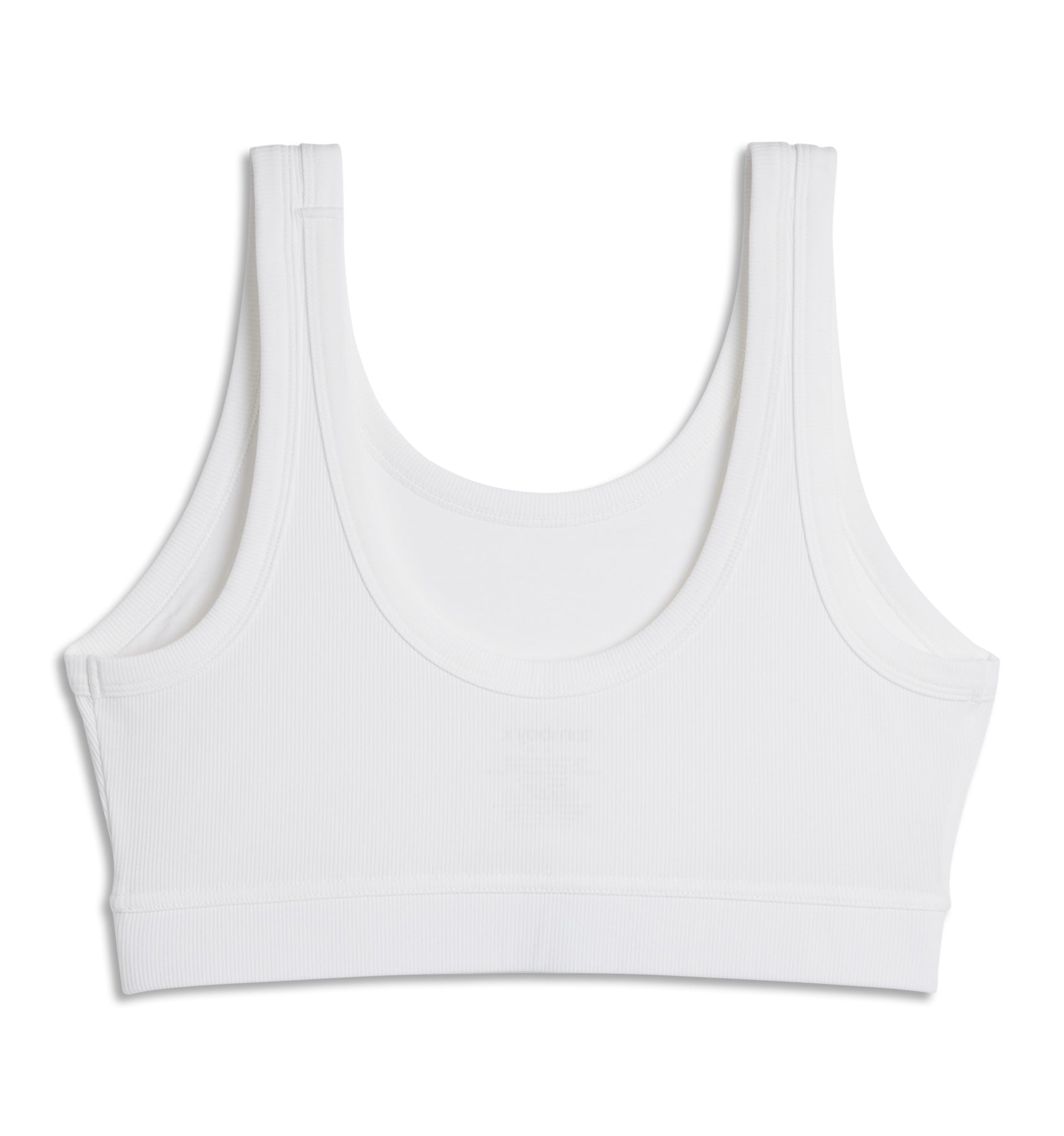 Bamboo Rib Essentials Soft Bra - Bright White