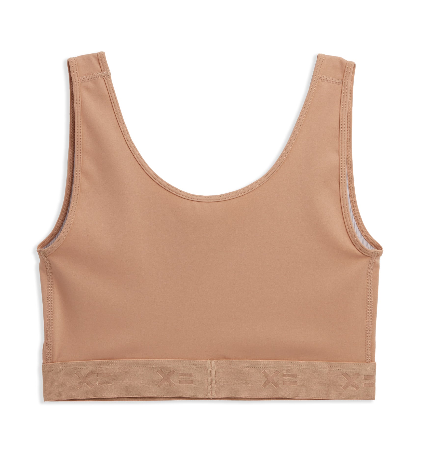 V Neck Compression Top - Chai