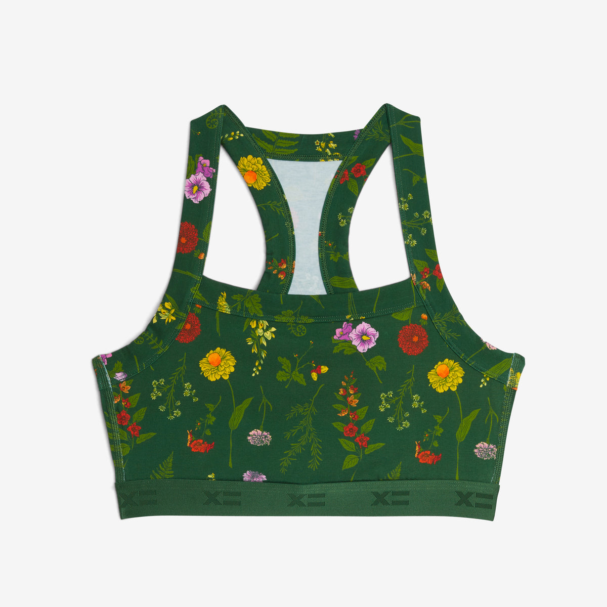 Scoop Soft Bra - Fern and Floral