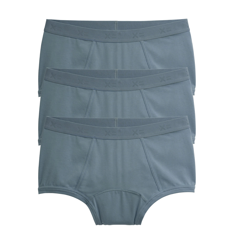 First Line Period Boy Shorts 3-Pack - Bluestone