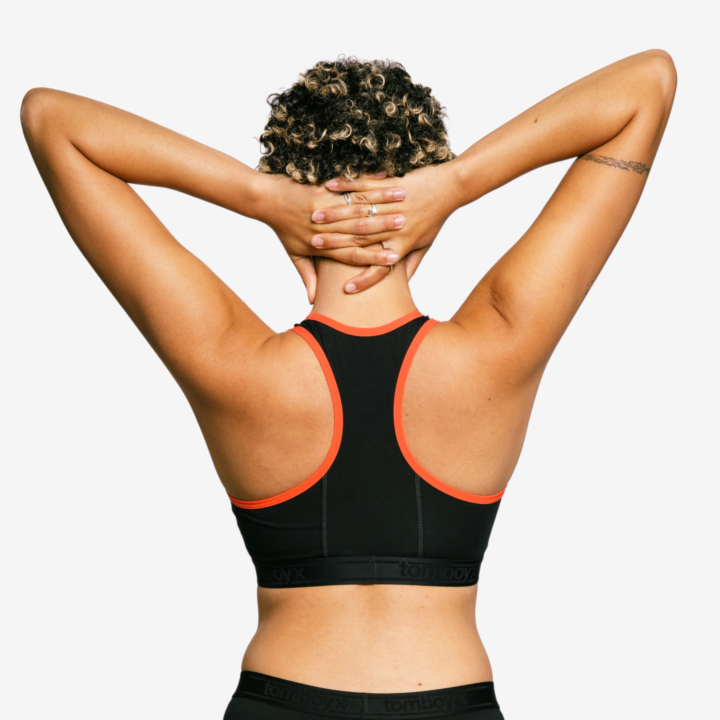 Racerback Soft Bra - Flame Edge
