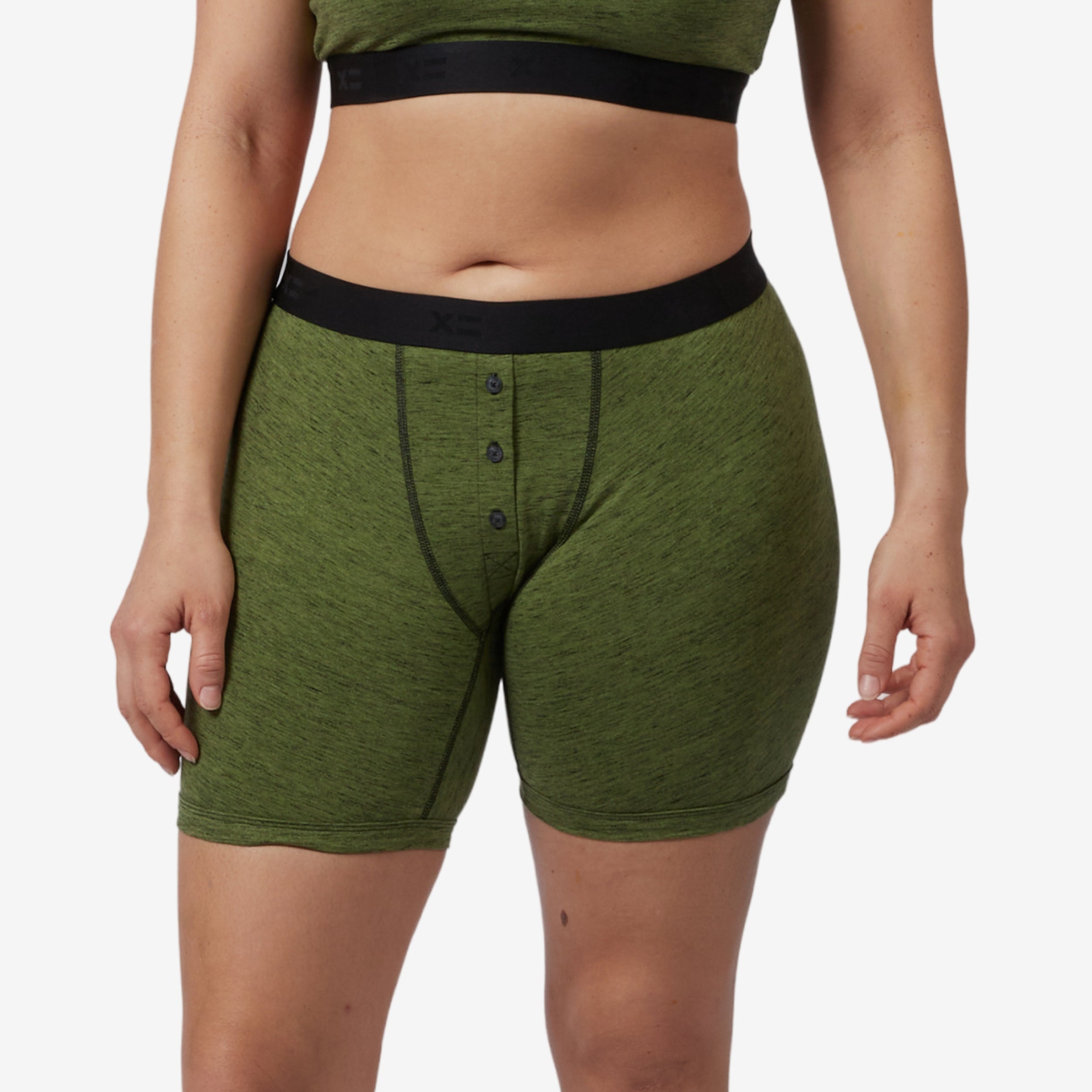 6" Fly Boxer Briefs - Forest Heather