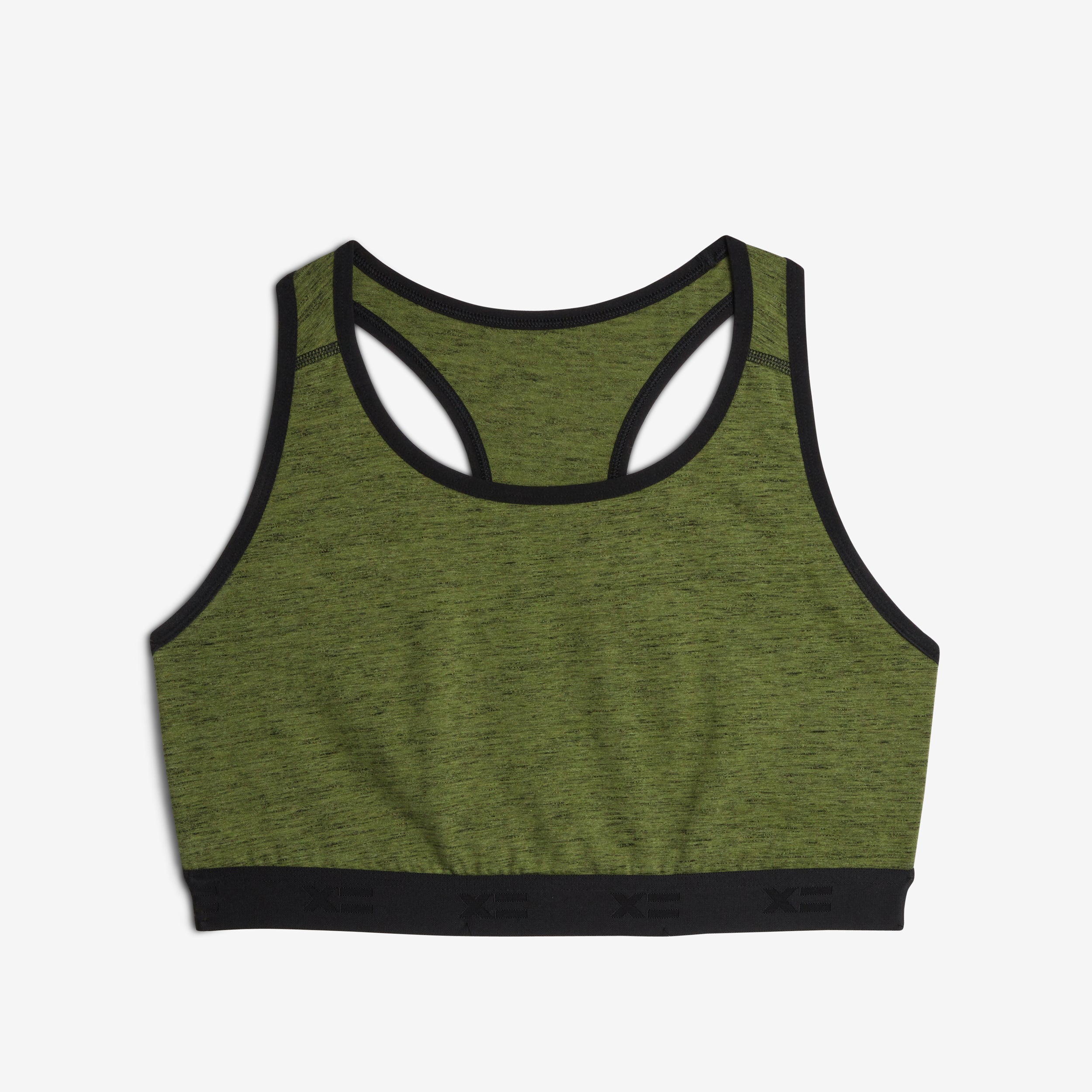 Racerback Soft Bra - Forest Heather
