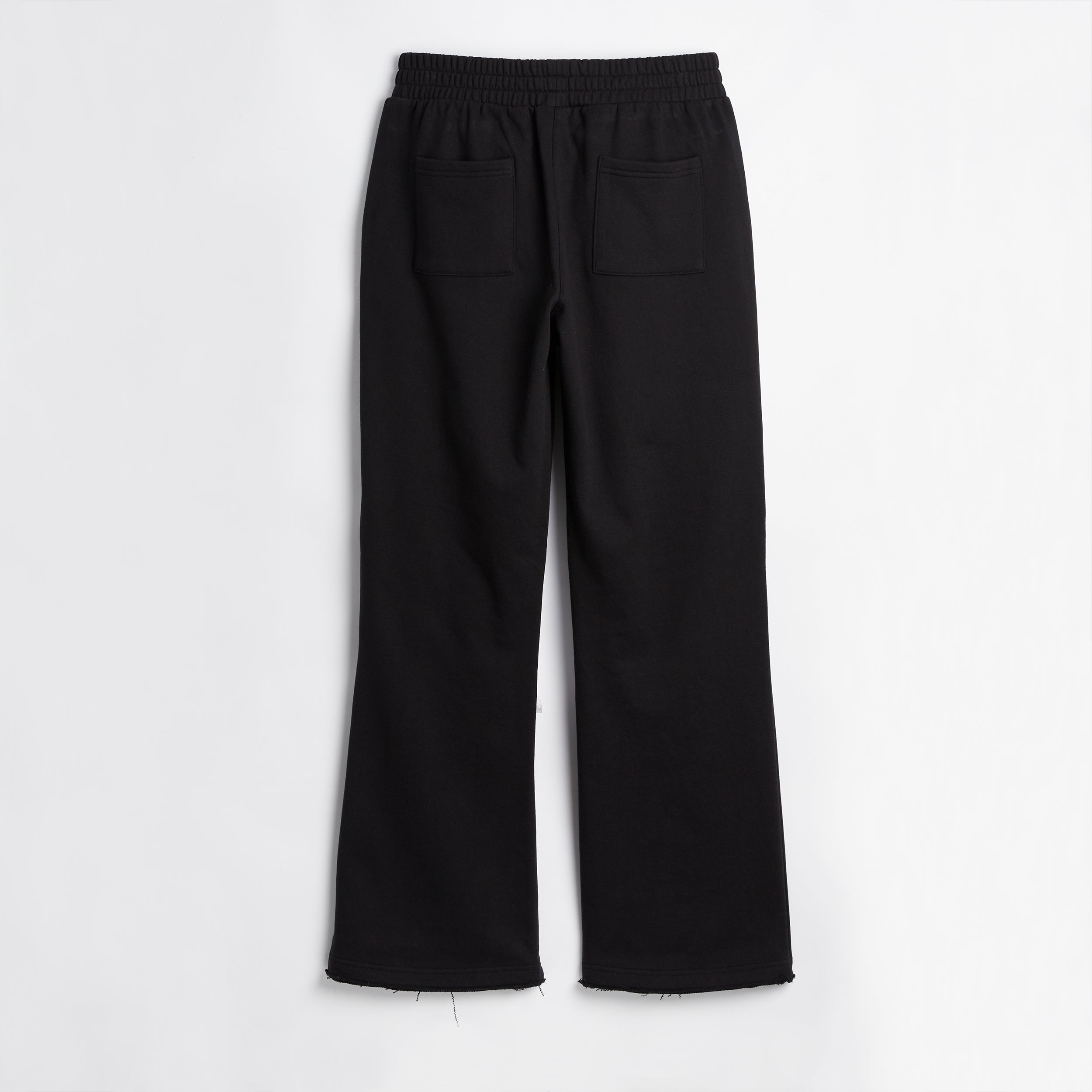 French Terry Flare Pant - Black