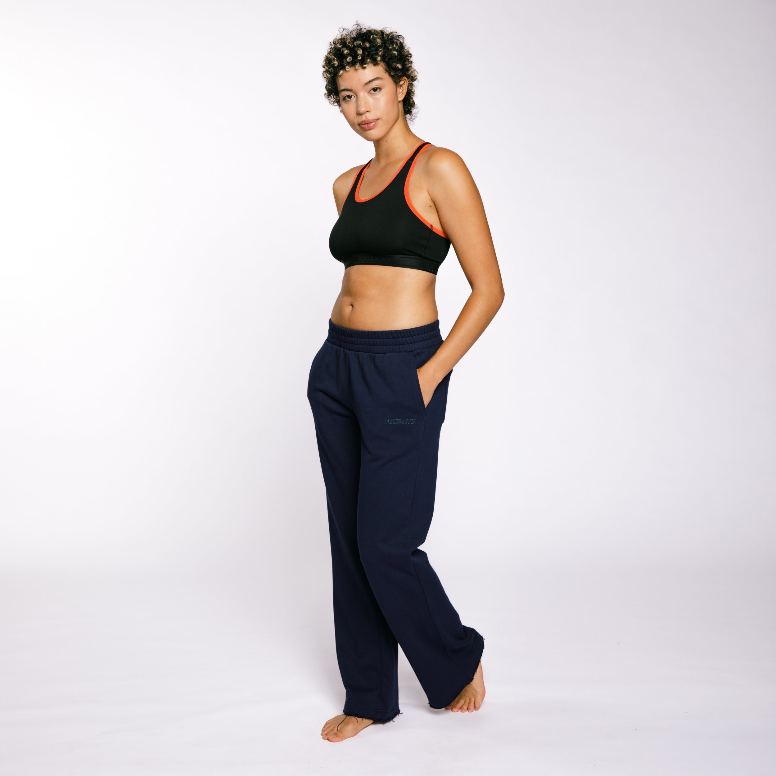 French Terry Flare Pant - Future Dusk