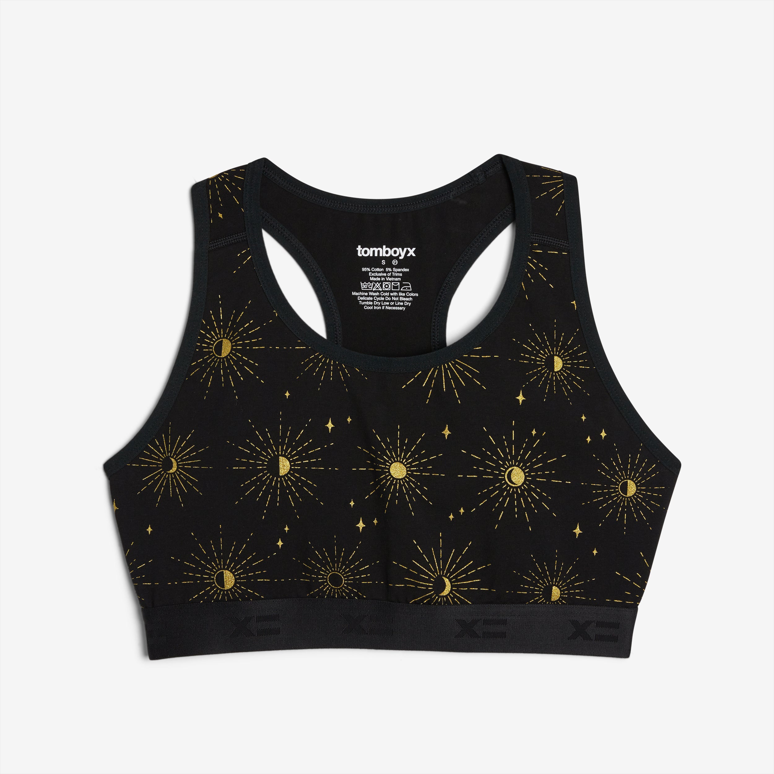 Racerback Soft Bra - Golden Nights