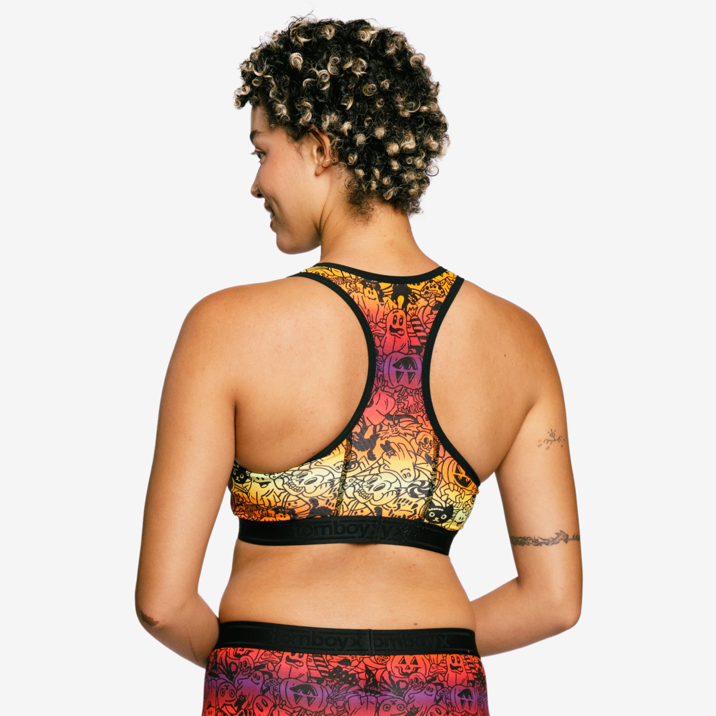 Racerback Soft Bra - Halloweenie