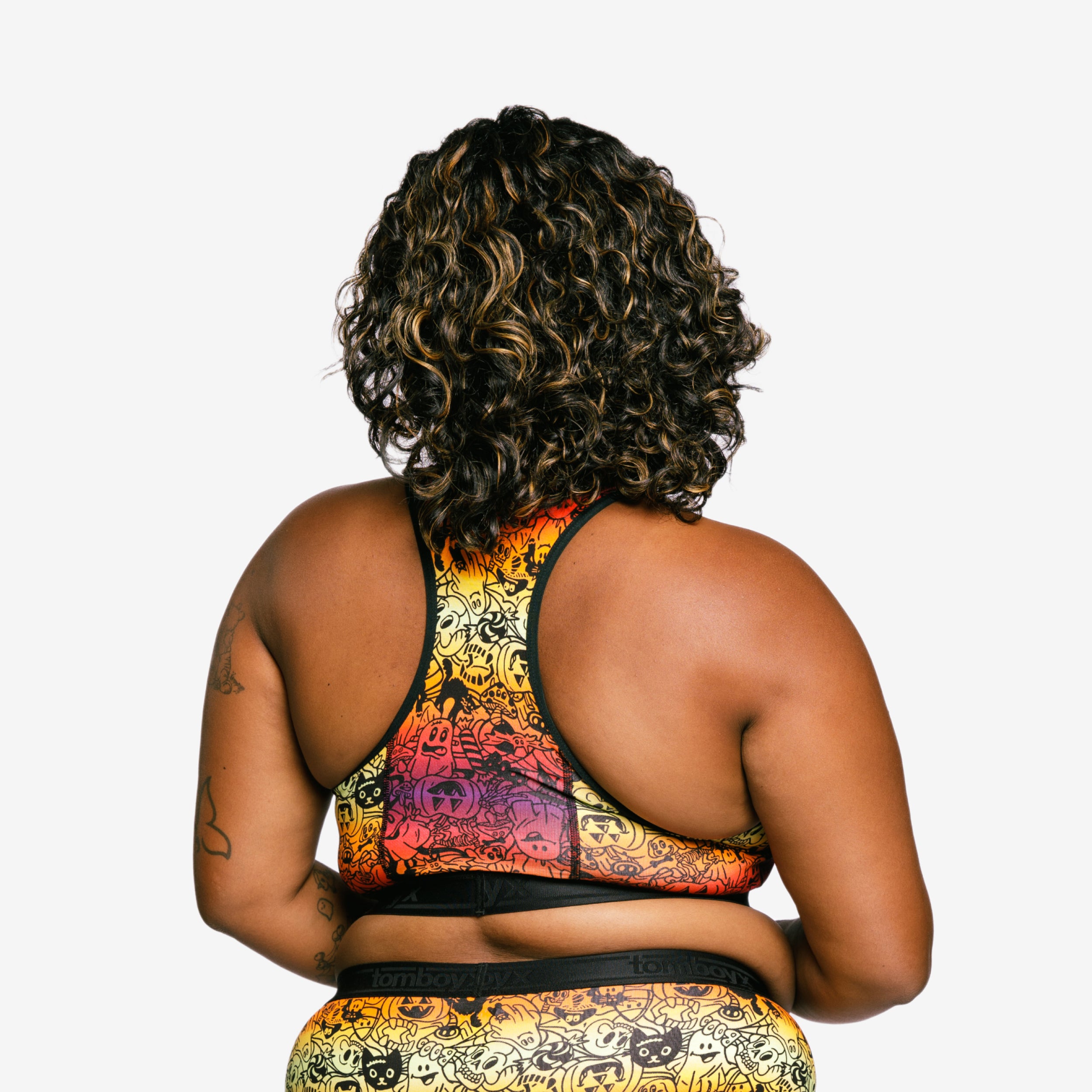 Racerback Soft Bra - Halloweenie