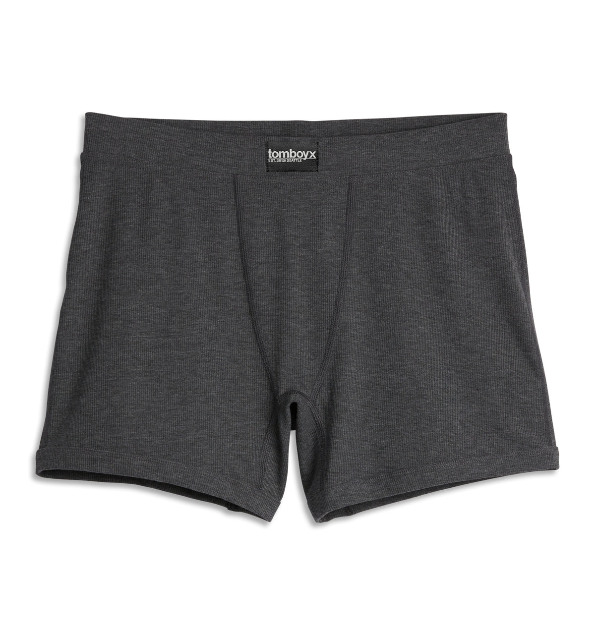 Bamboo Rib 4.5" Trunks - Heather Gray