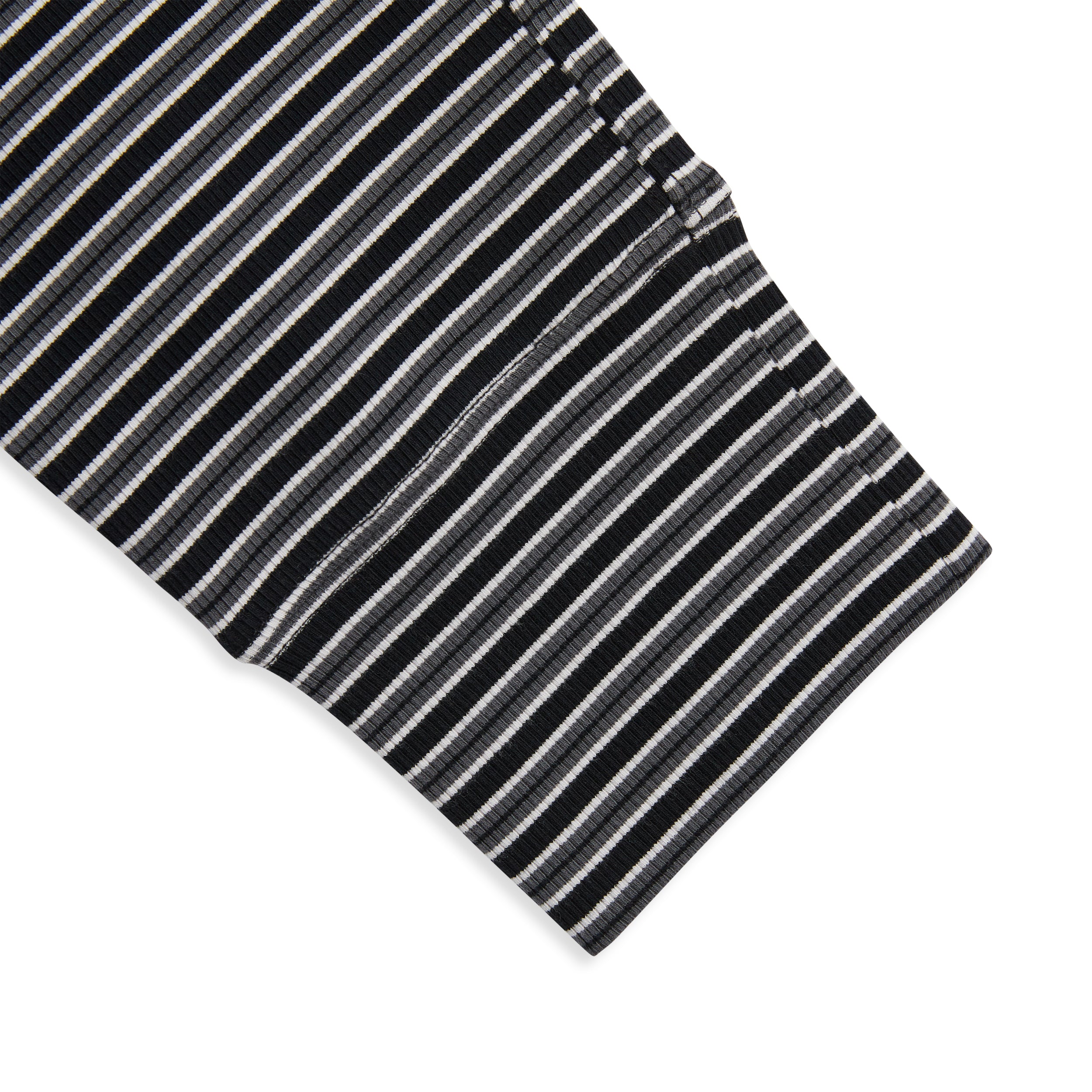 Bamboo Rib Long John - Icy Stripe