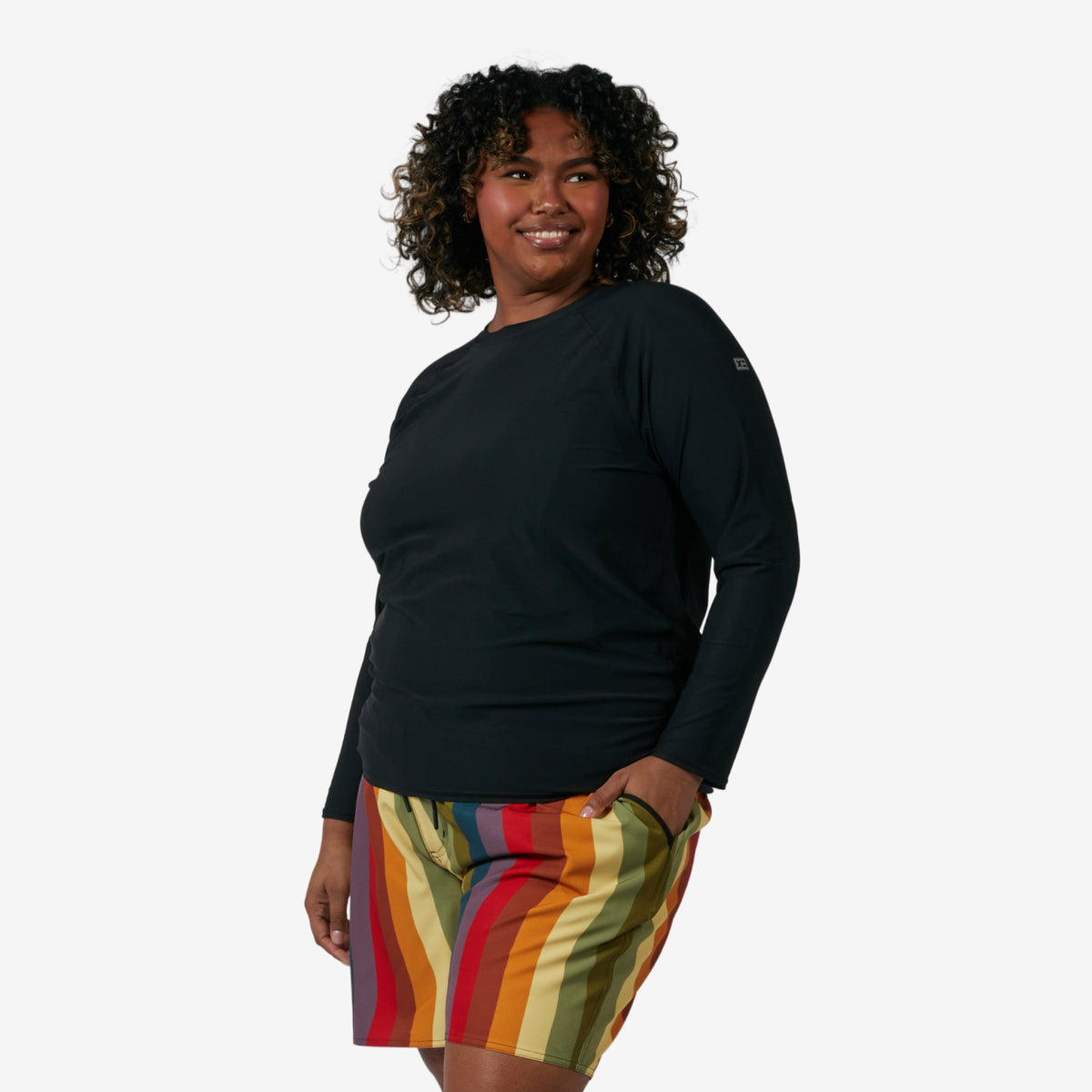 Model: Maliyah is 5'7" and wears a 2X