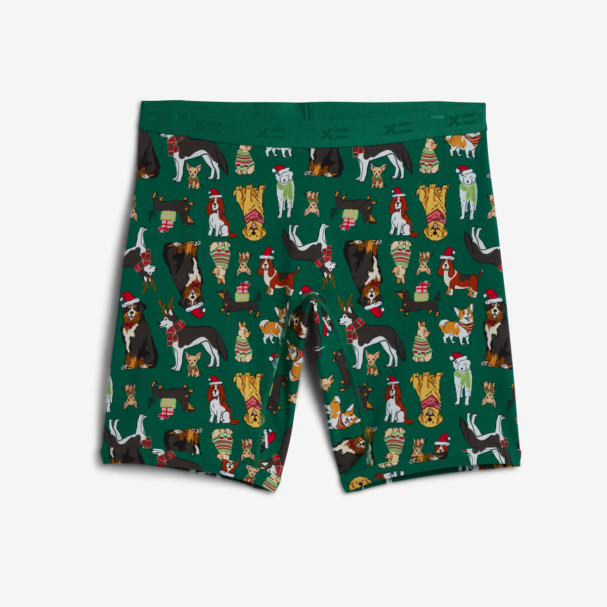 9" Boxer Briefs - Jingle Paws