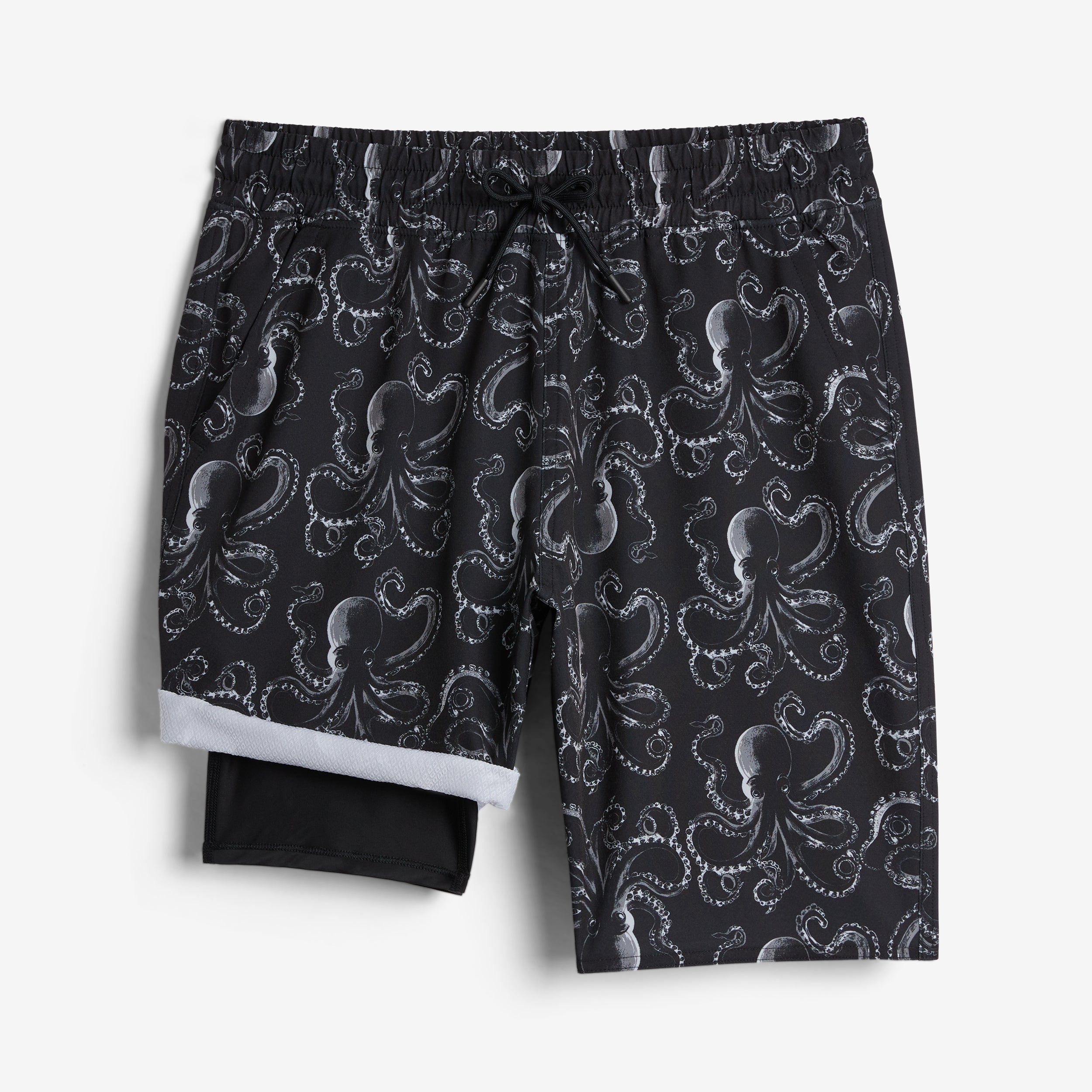 Swim 9" Lined Board Shorts Light Weight - Kraken