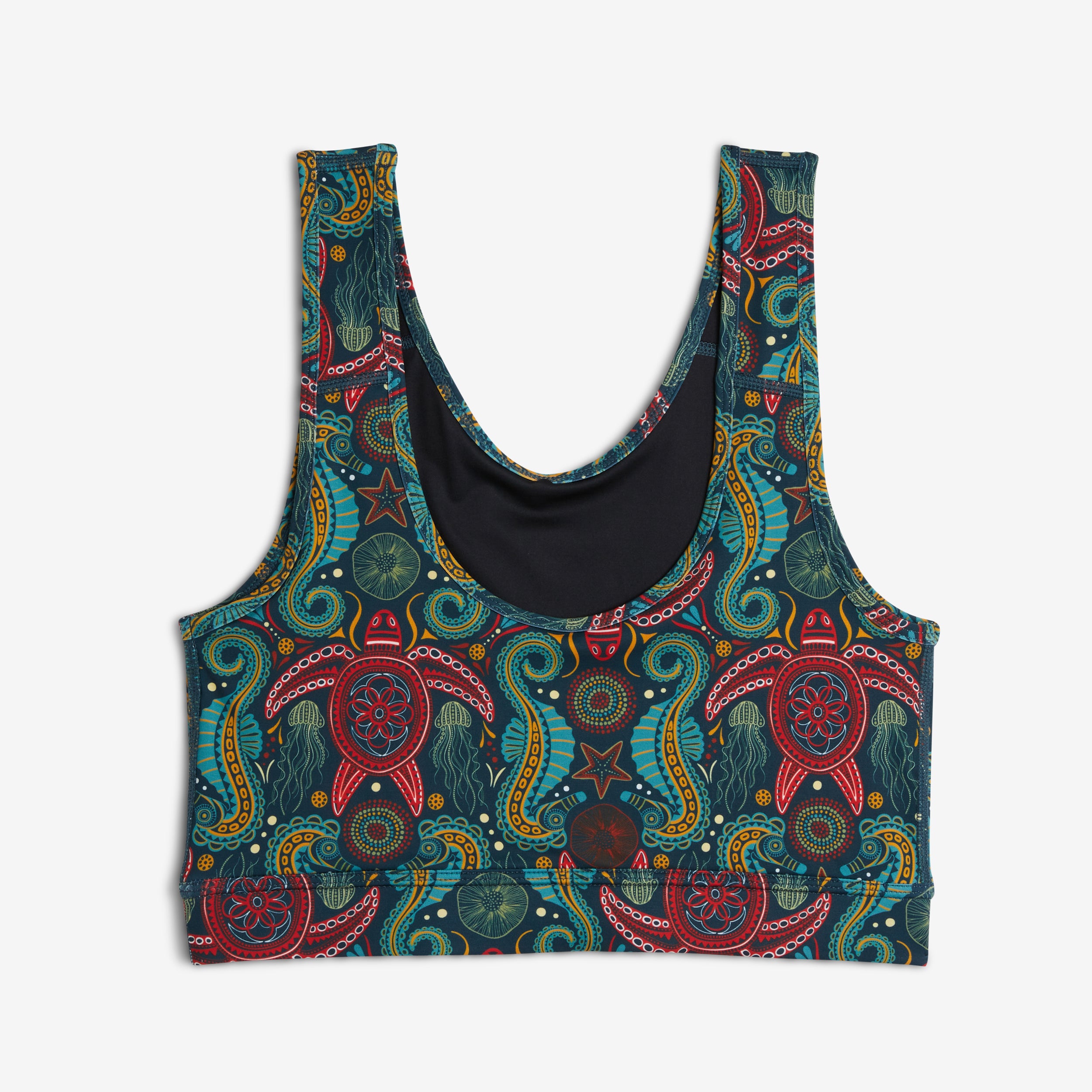 Swim Sport Compression Top - Marine Mosaic