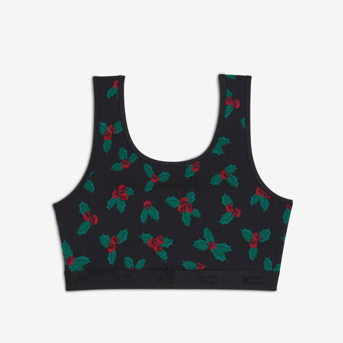 Essentials Soft Bra - TENCEL Modal Skull Mistletoe