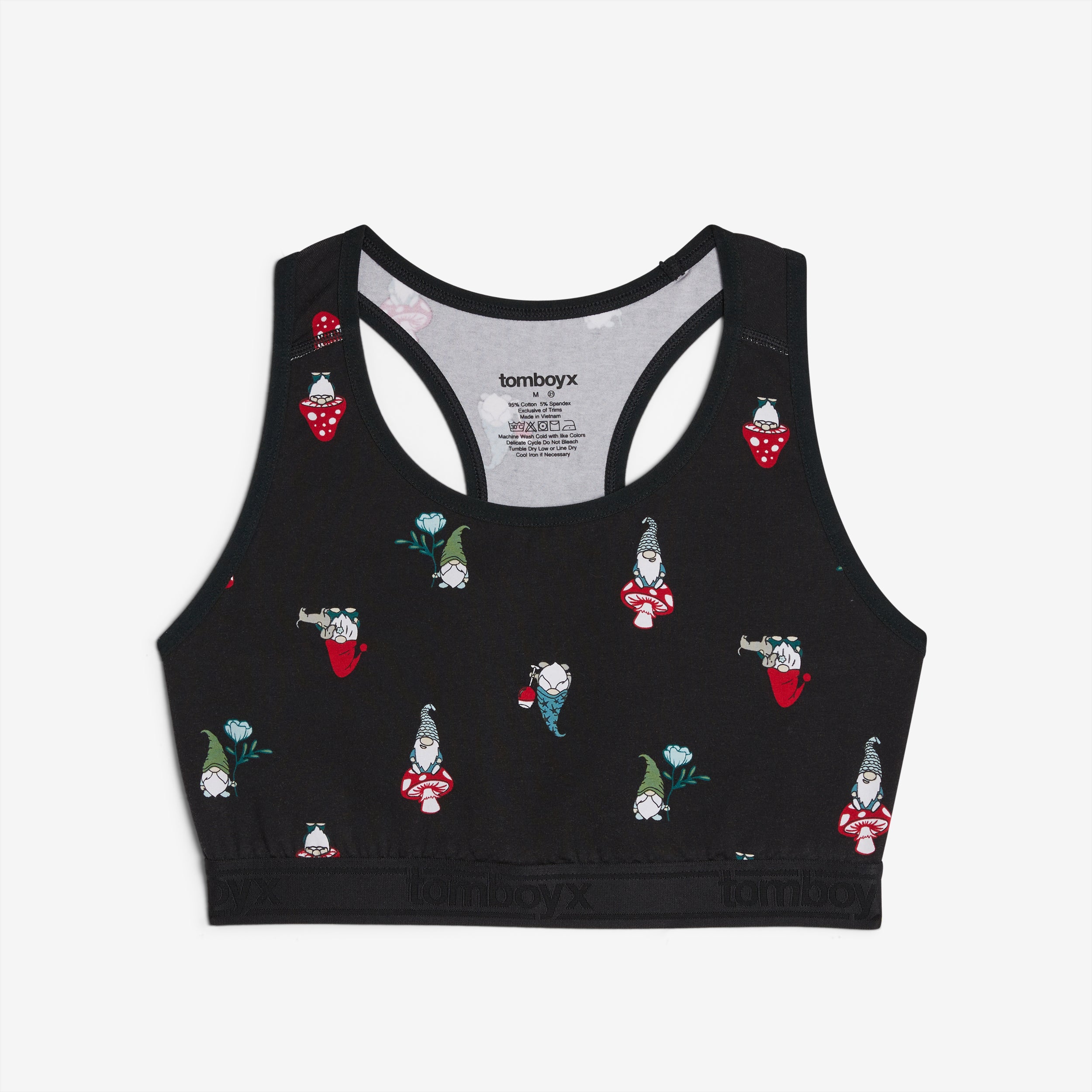 Racerback Soft Bra - My Gnomies