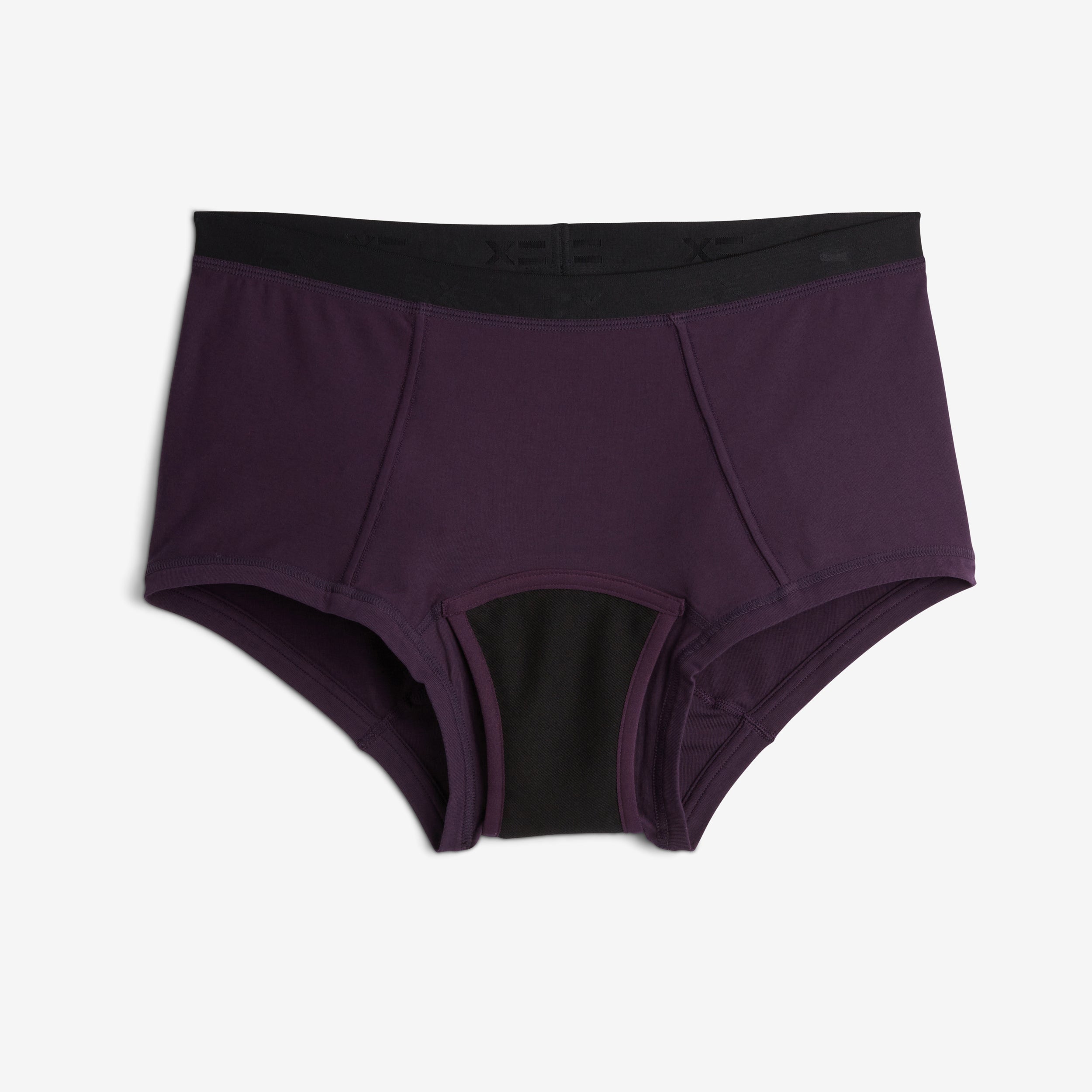 First Line Period Boy Shorts - Plum