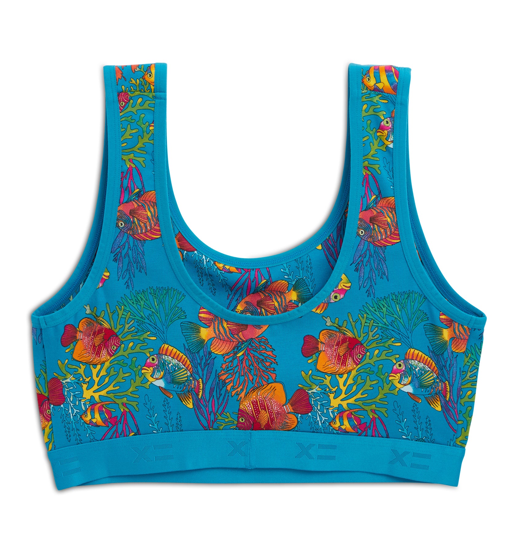 Essentials Soft Bra - Rainbow Fish