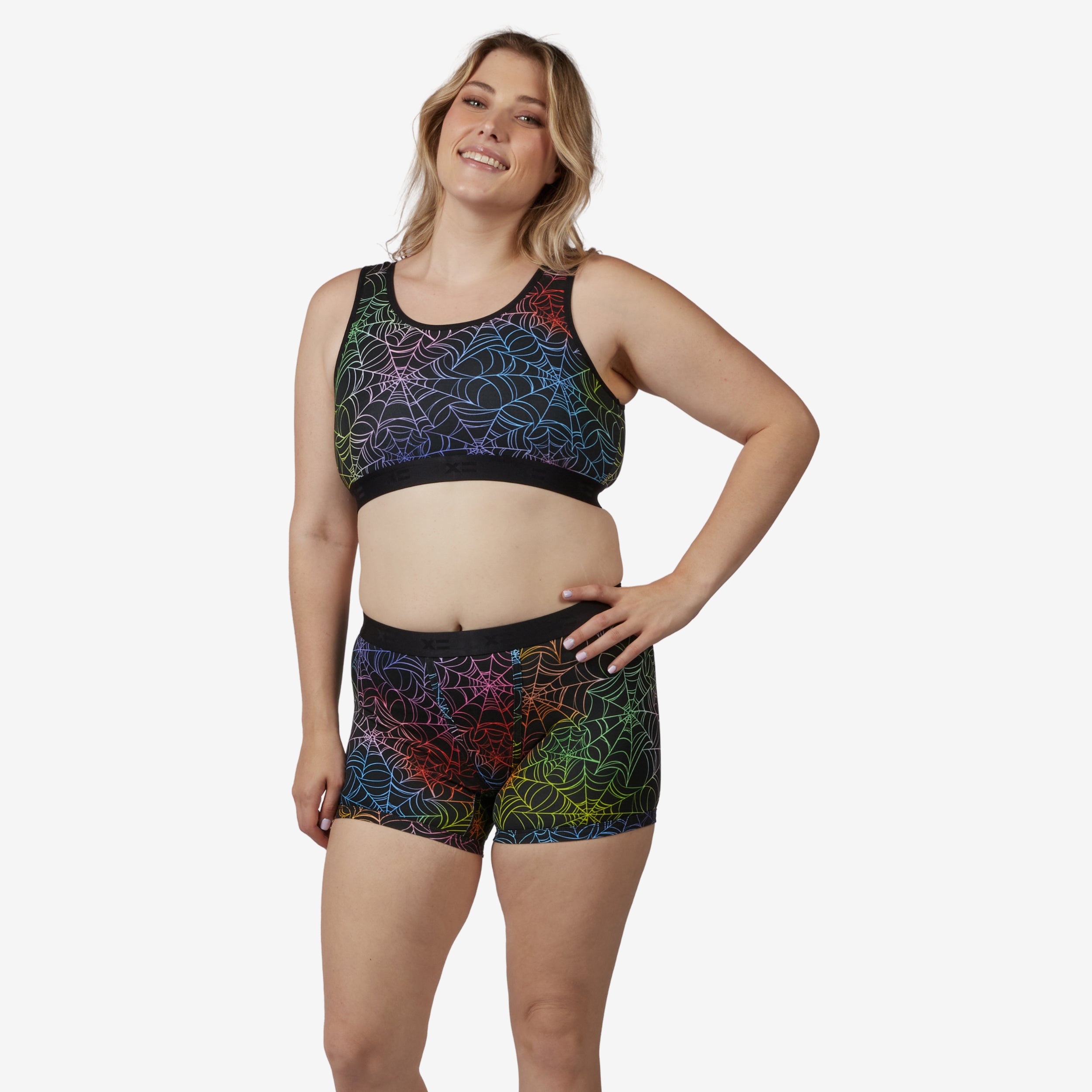 Model: Natalie is 5'11" and wears a Medium