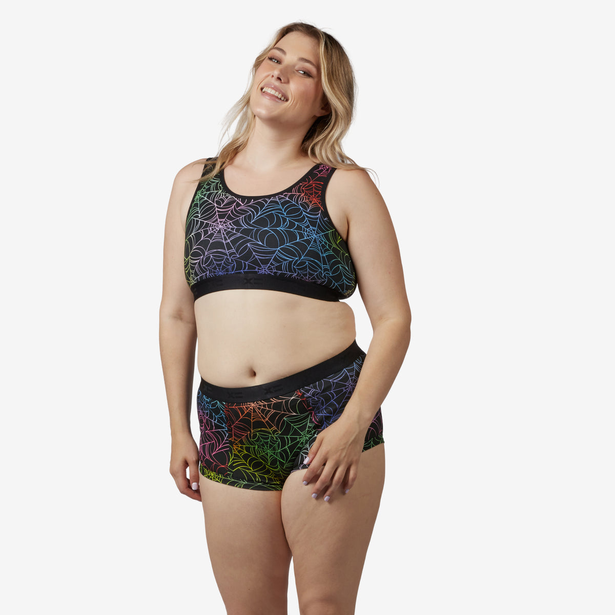 Model: Natalie is 5'11" and wears a Medium