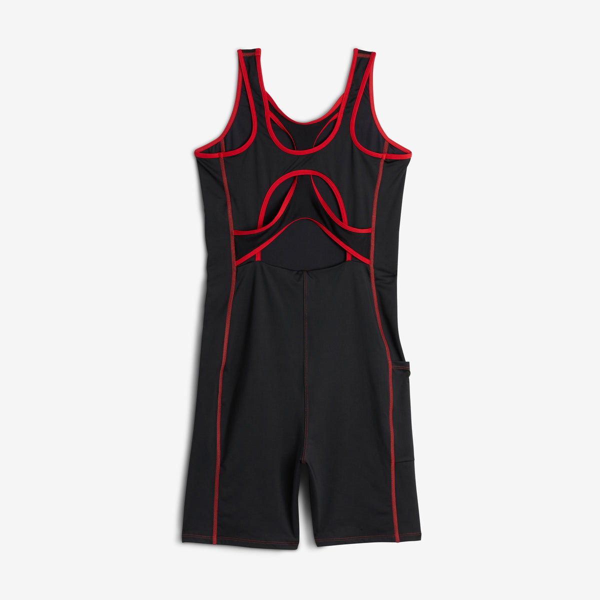Swim 6" Racerback Unisuit - Red Edge