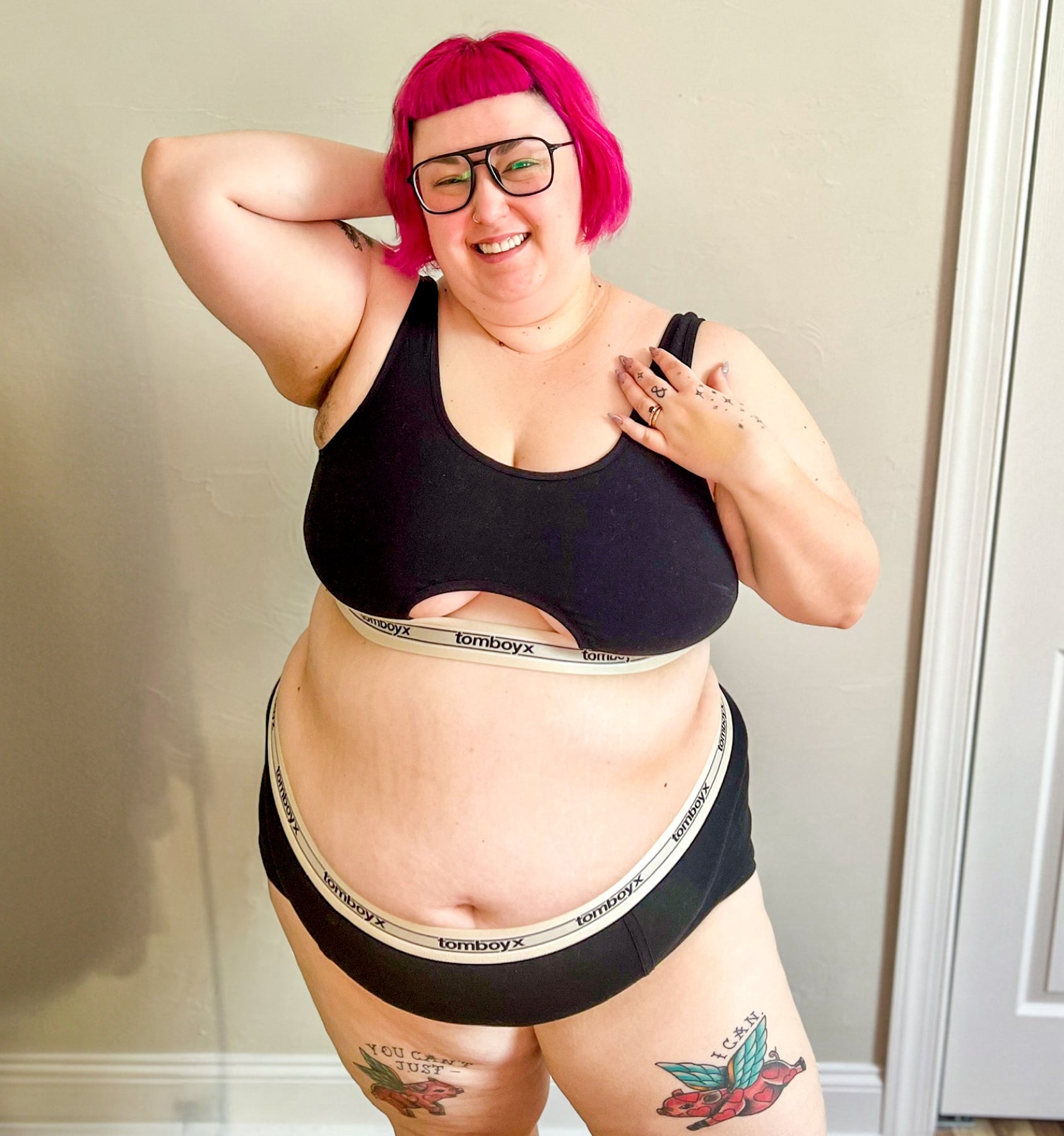 Boy Shorts - Retro Black