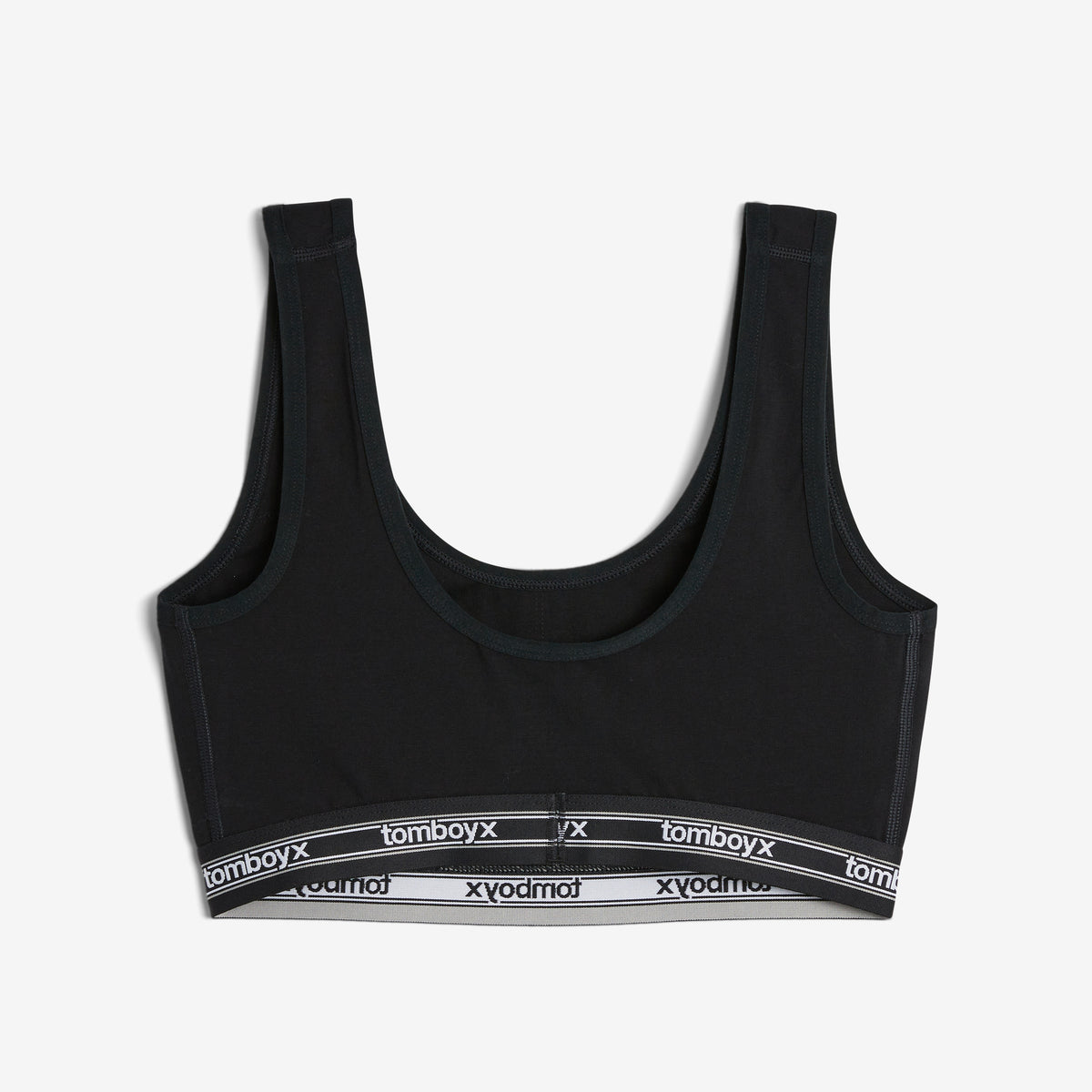 Peekaboo Soft Bra - Black Retro Logo