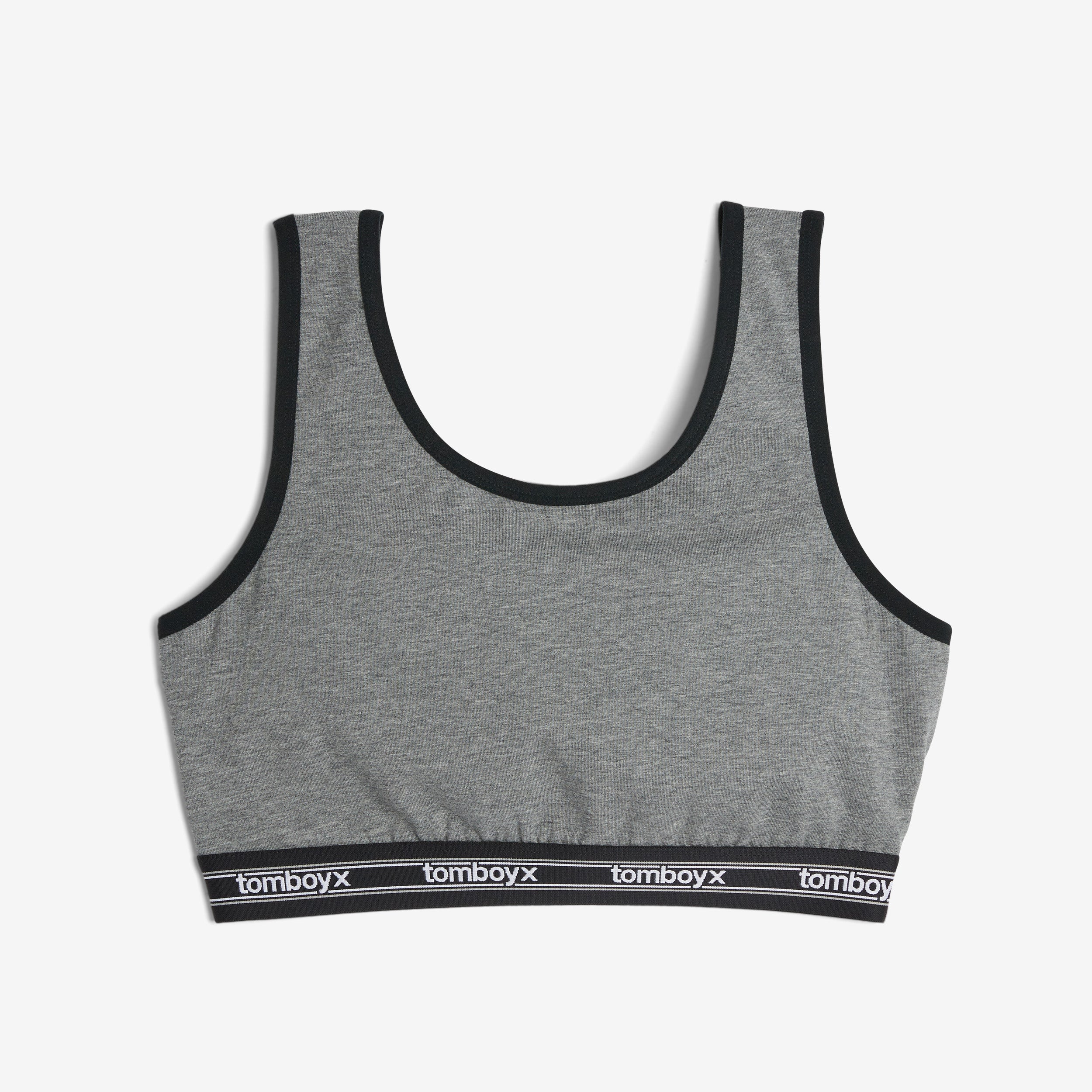 Essentials Soft Bra - Retro Charcoal Logo