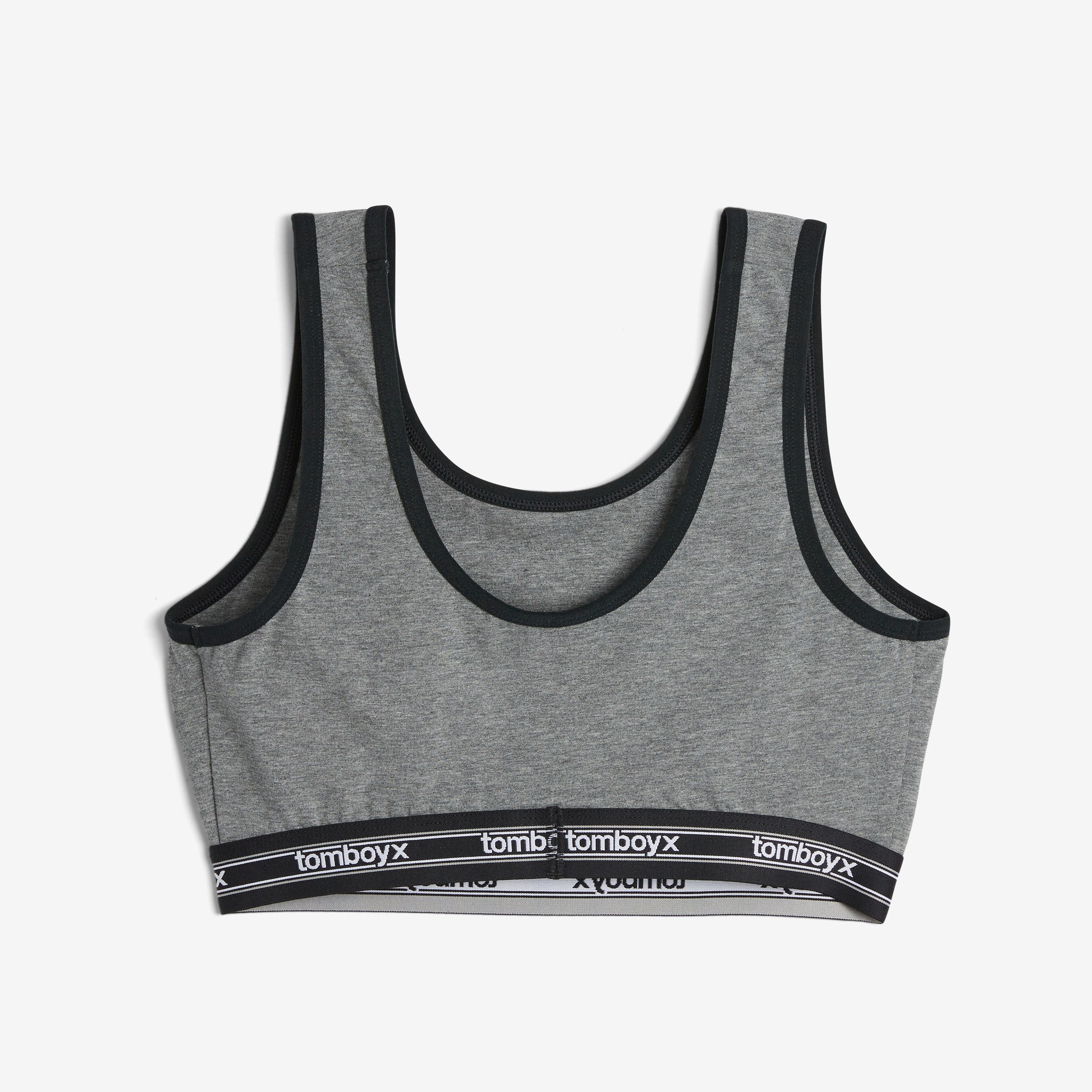 Essentials Soft Bra - Retro Charcoal Logo