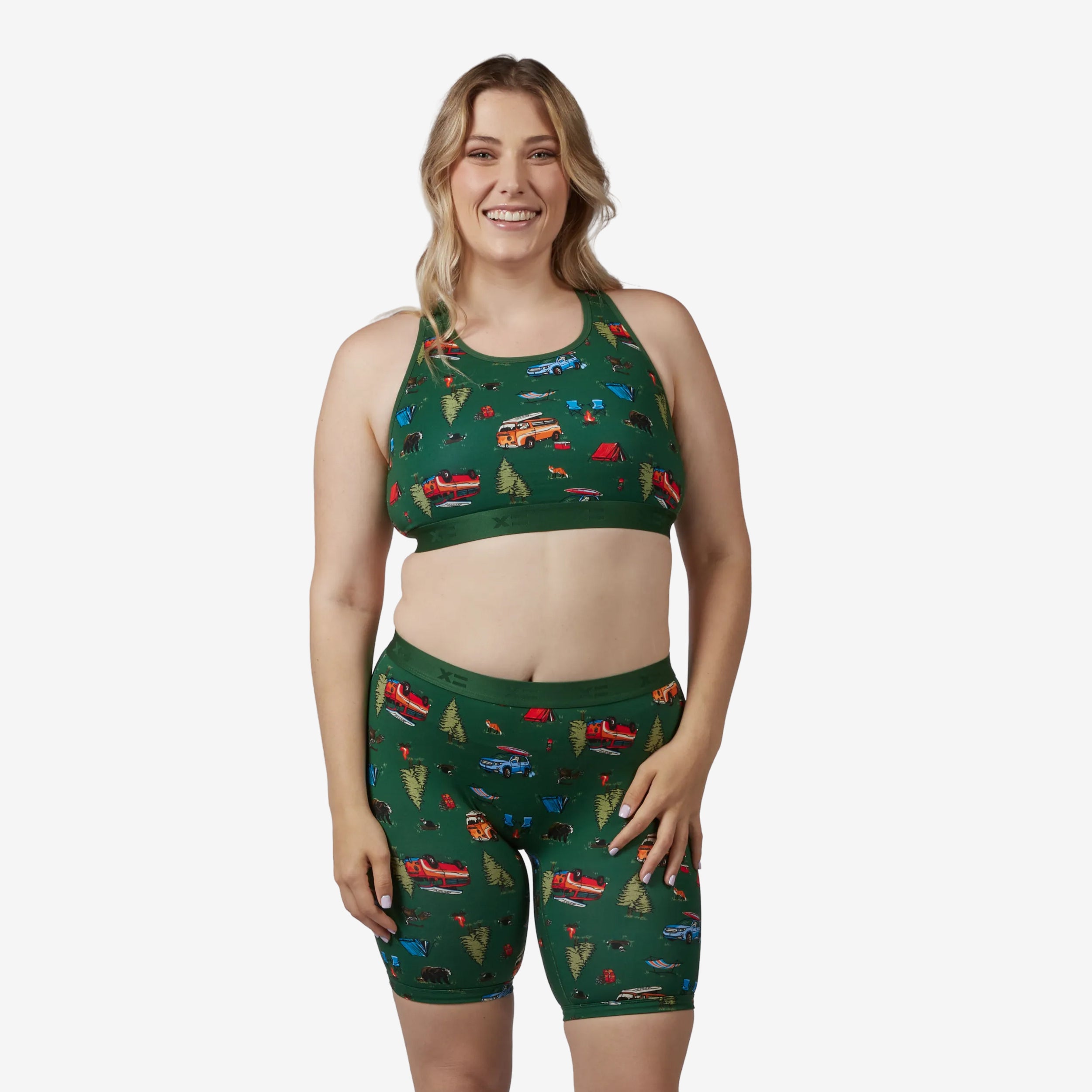 Model: Natalie is 5'11" and wears a Medium