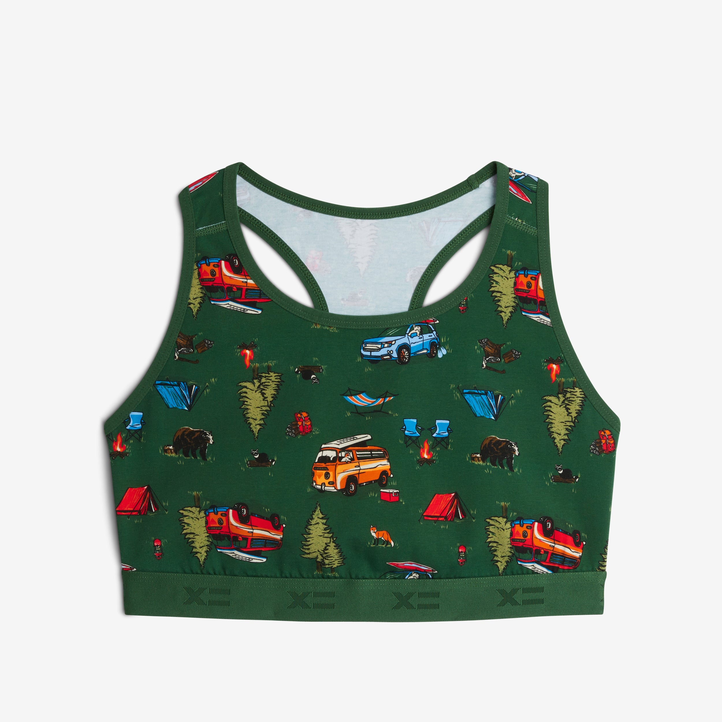 Racerback Soft Bra - Road Trip
