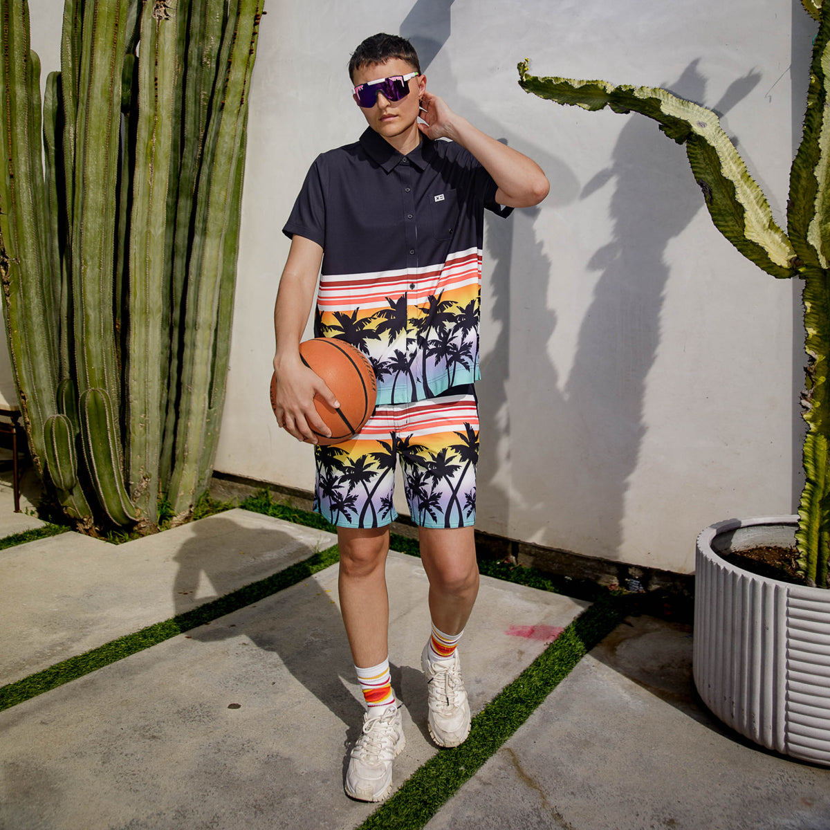 Swim 7" Heritage Board Shorts Heavy Weight - Hawaiian Heat