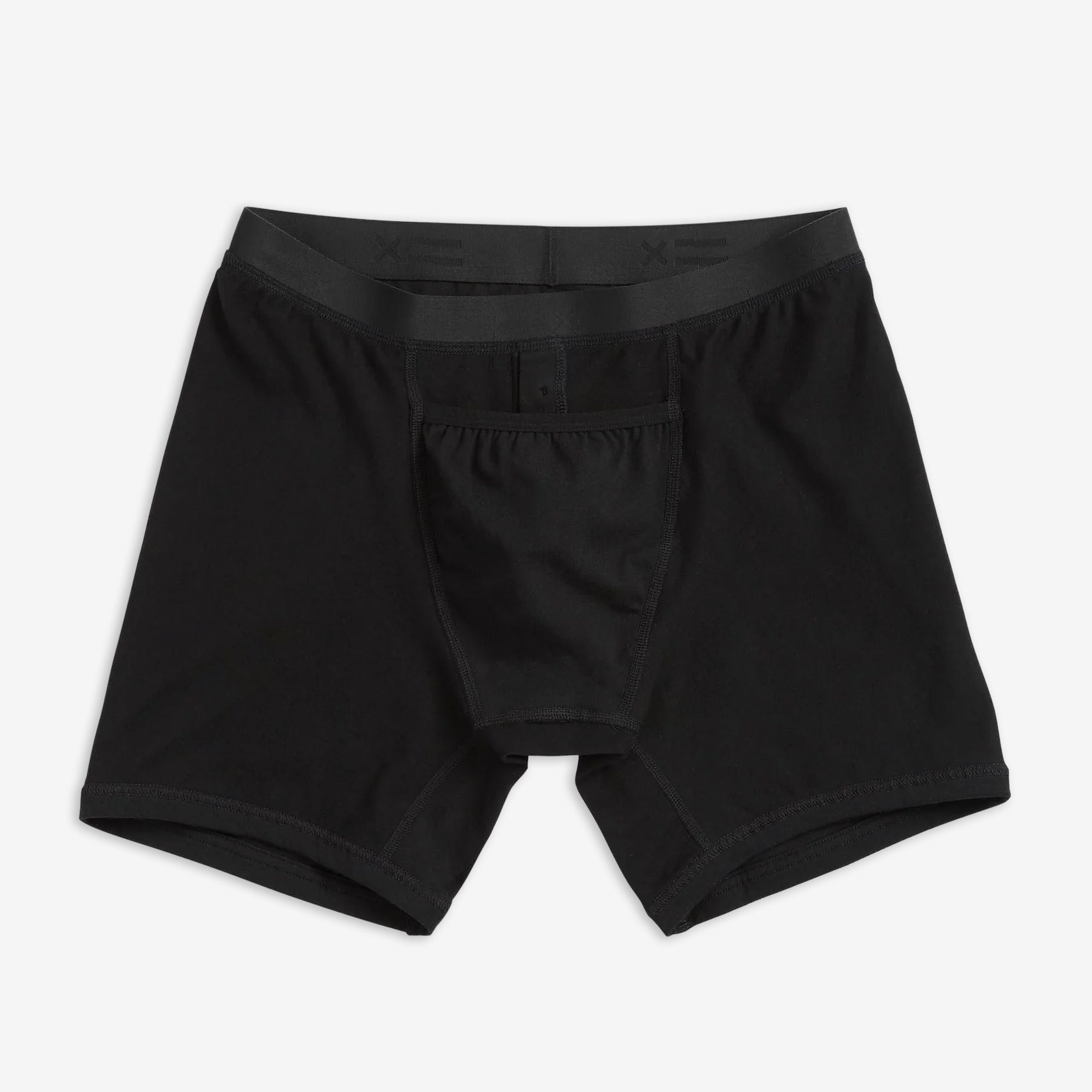 6" Fly Packing Boxer Briefs - X= Black