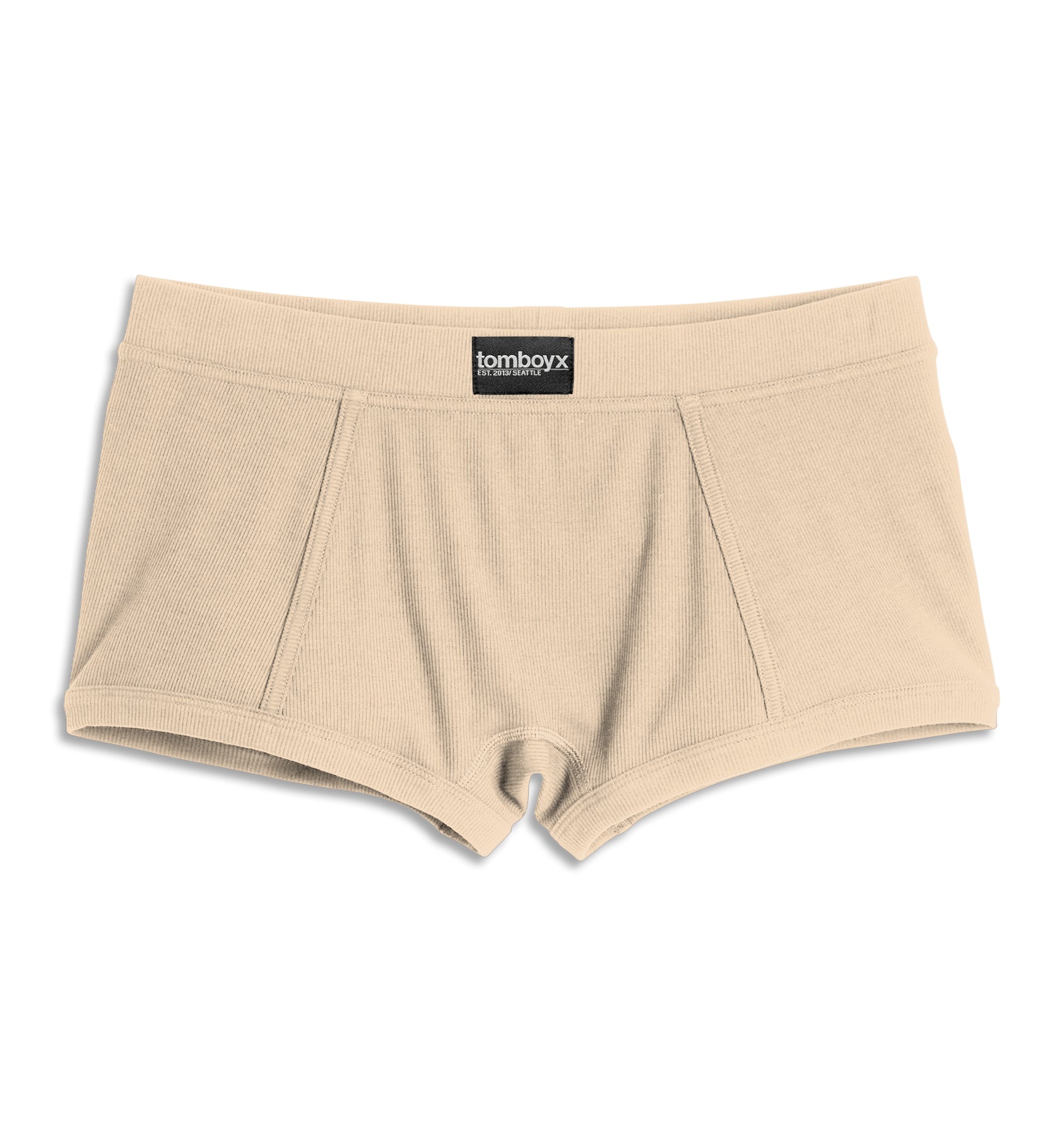 Bamboo Rib Boy Shorts 3-Pack - Stripe